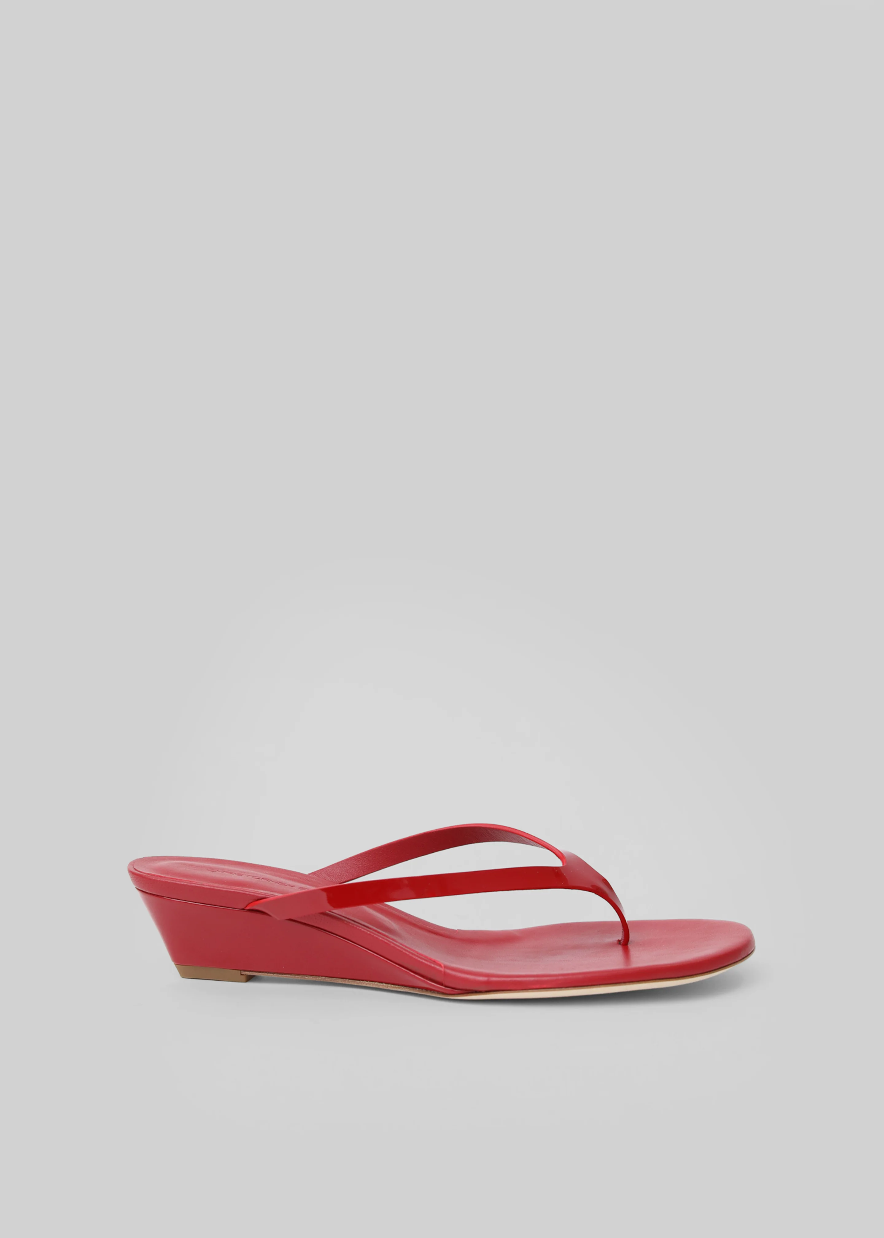 Christopher Esber Scala Wedges - Cherry - Image 2