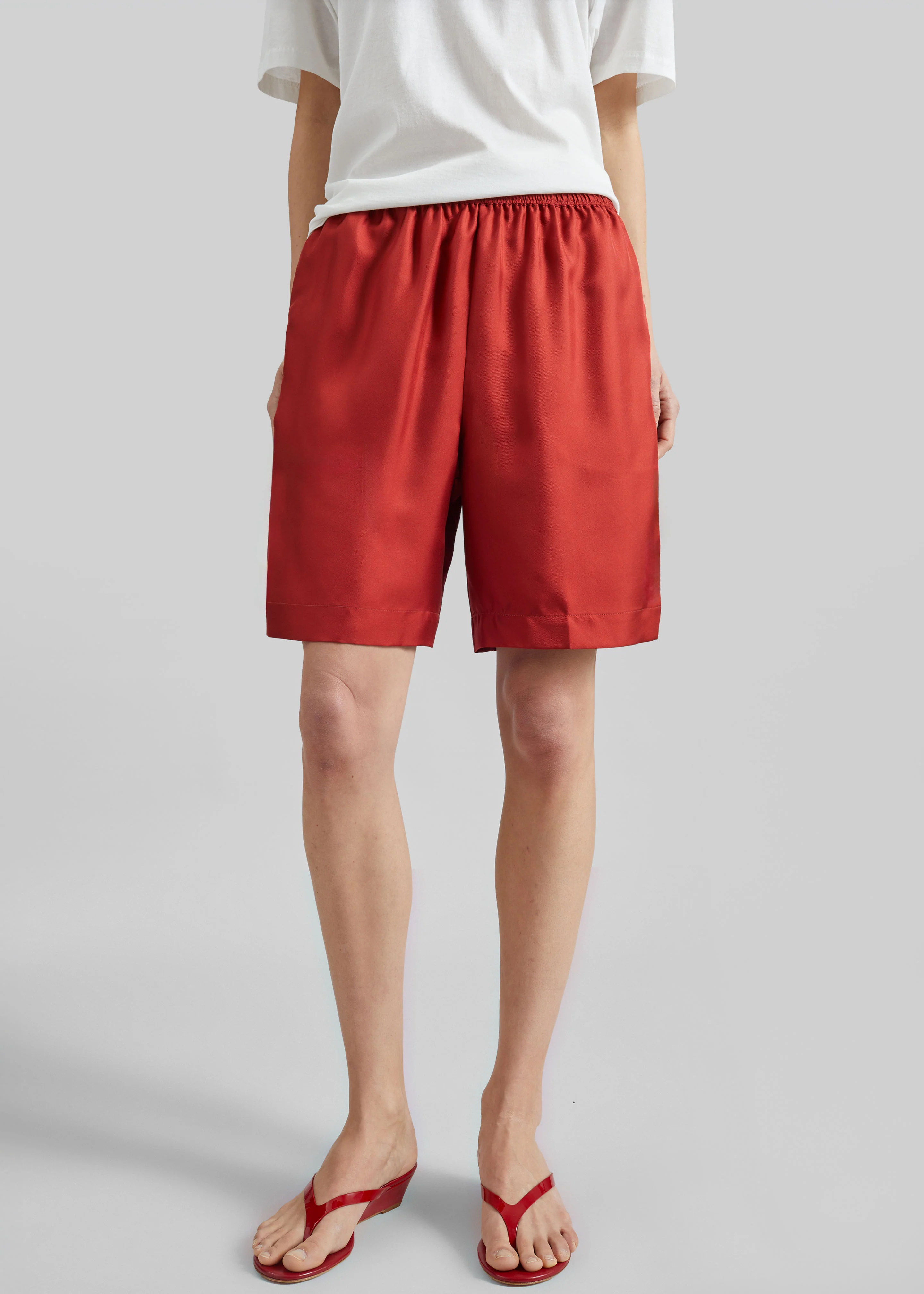 Christopher Esber Scala Wedges - Cherry - Image 5