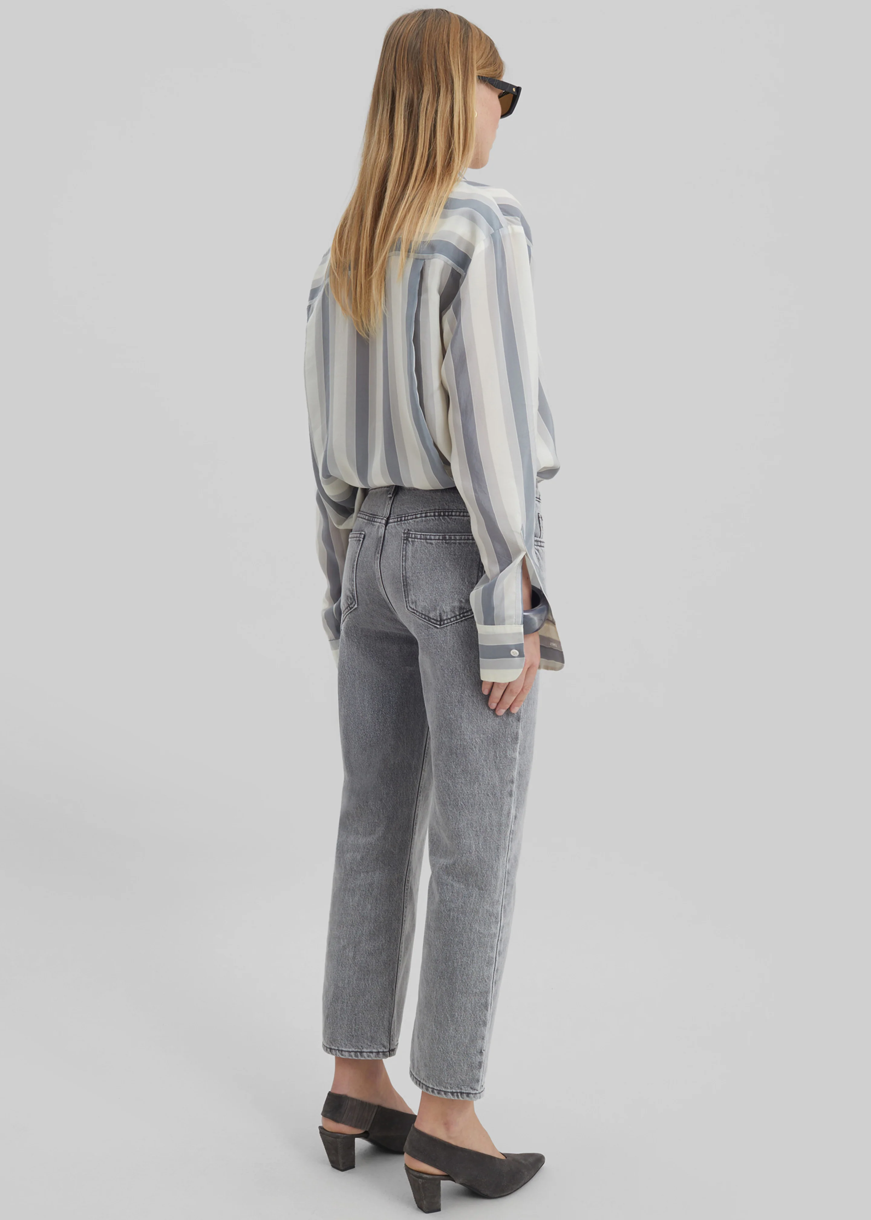 Cig Straight Jeans - Grey Wash - Image 13