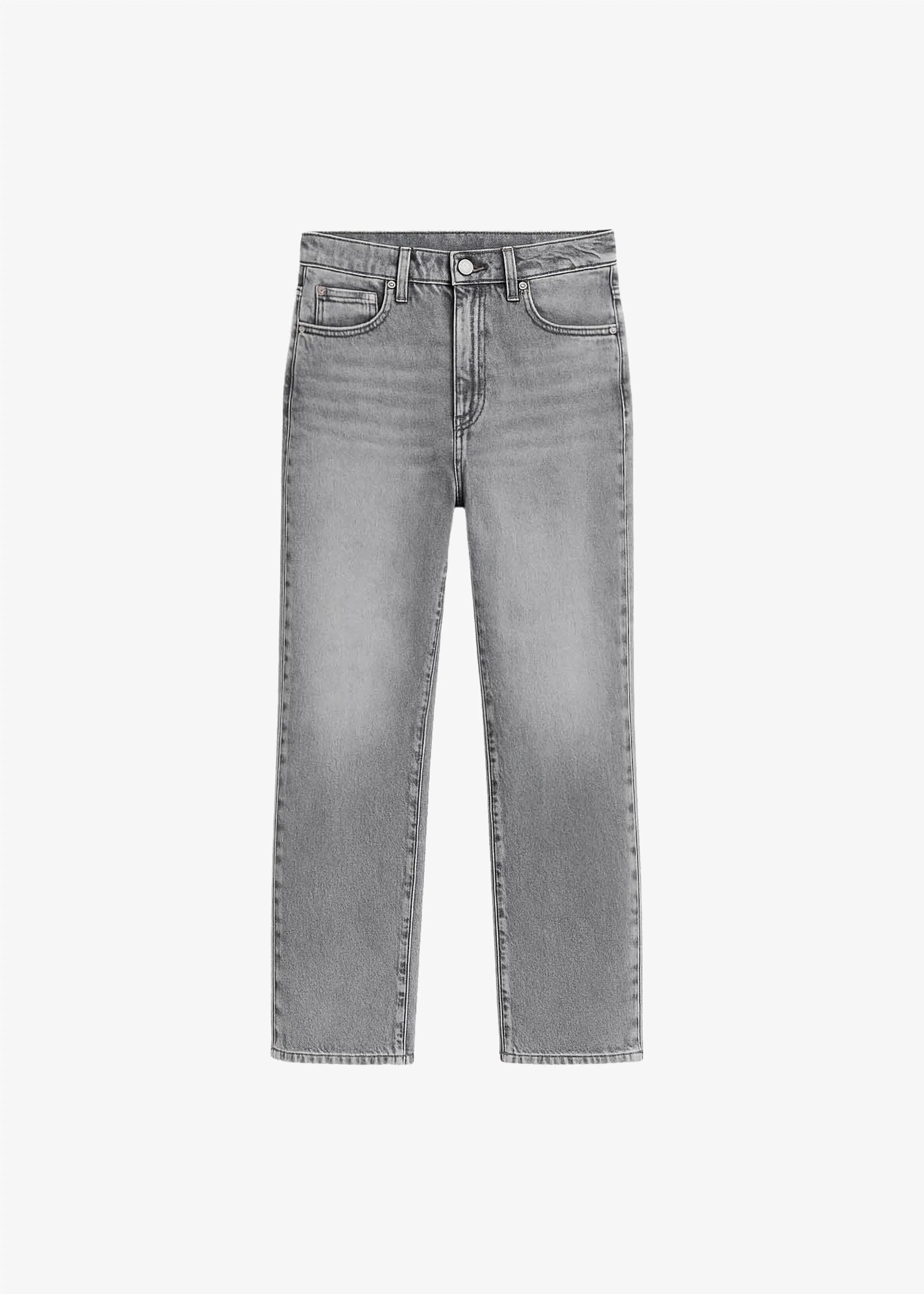 Cig Straight Jeans - Grey Wash - Image 14
