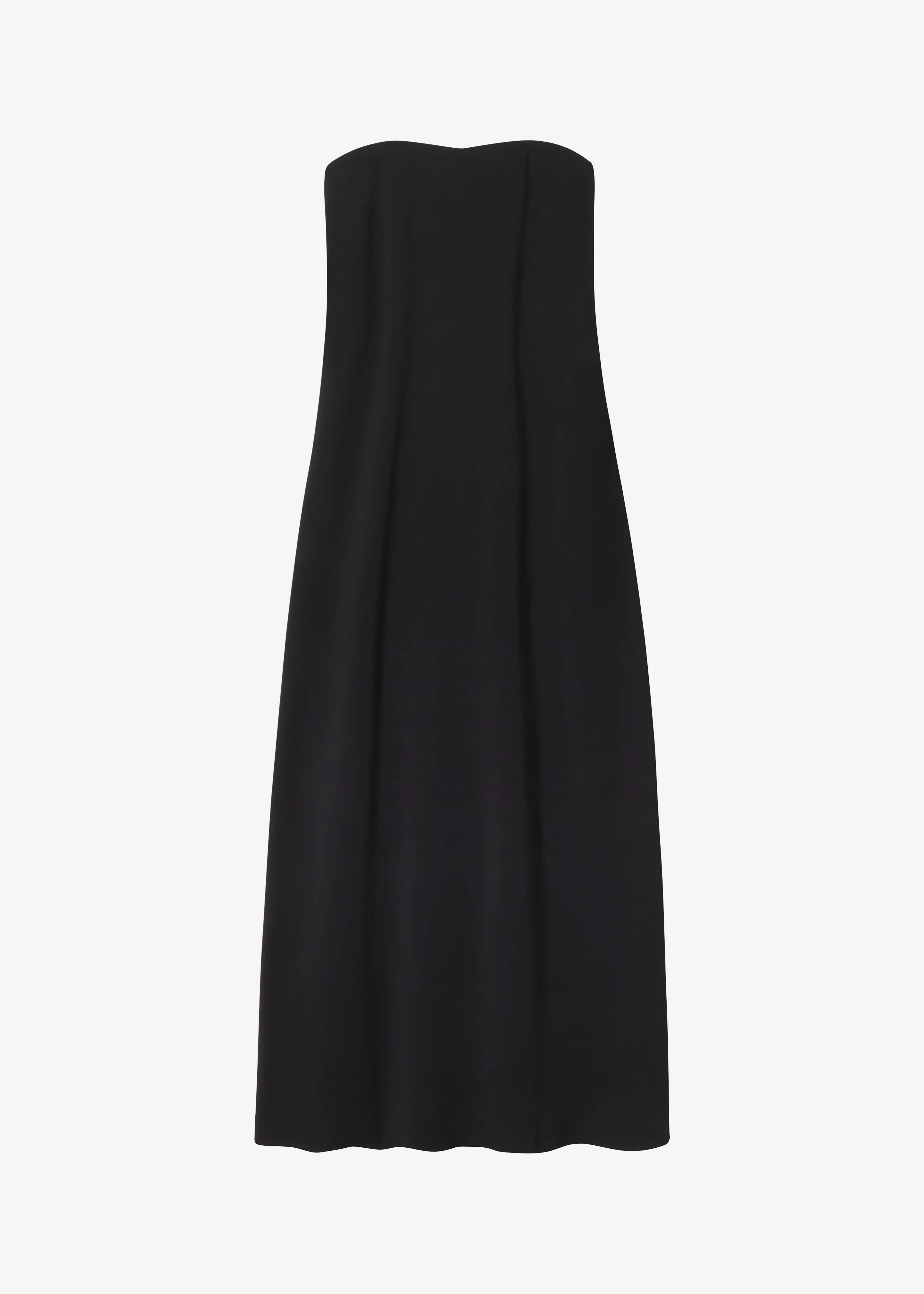 CO Strapless Dress - Black - Image 5