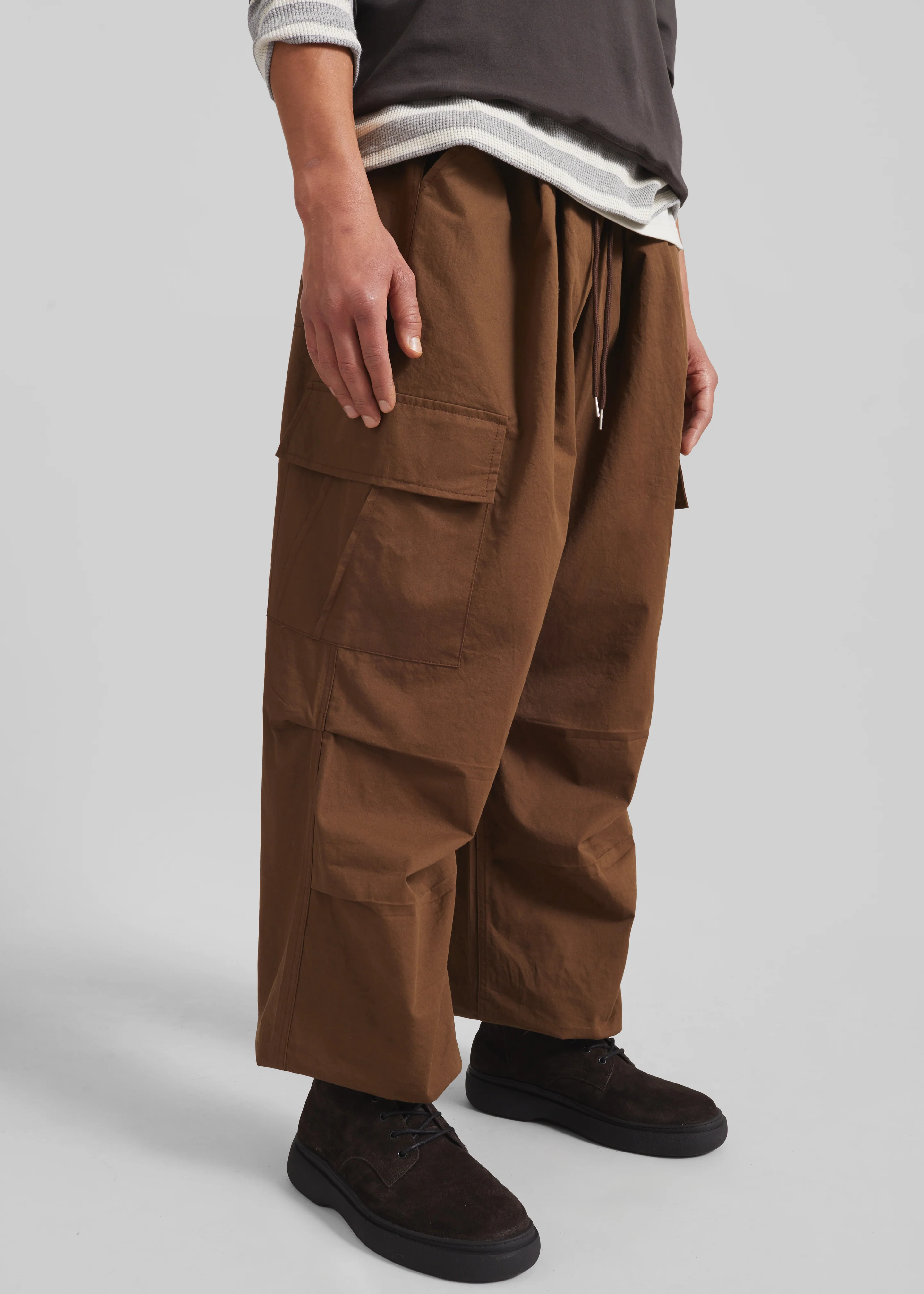 Cobourg Cargo Pants - Brown - Image 4