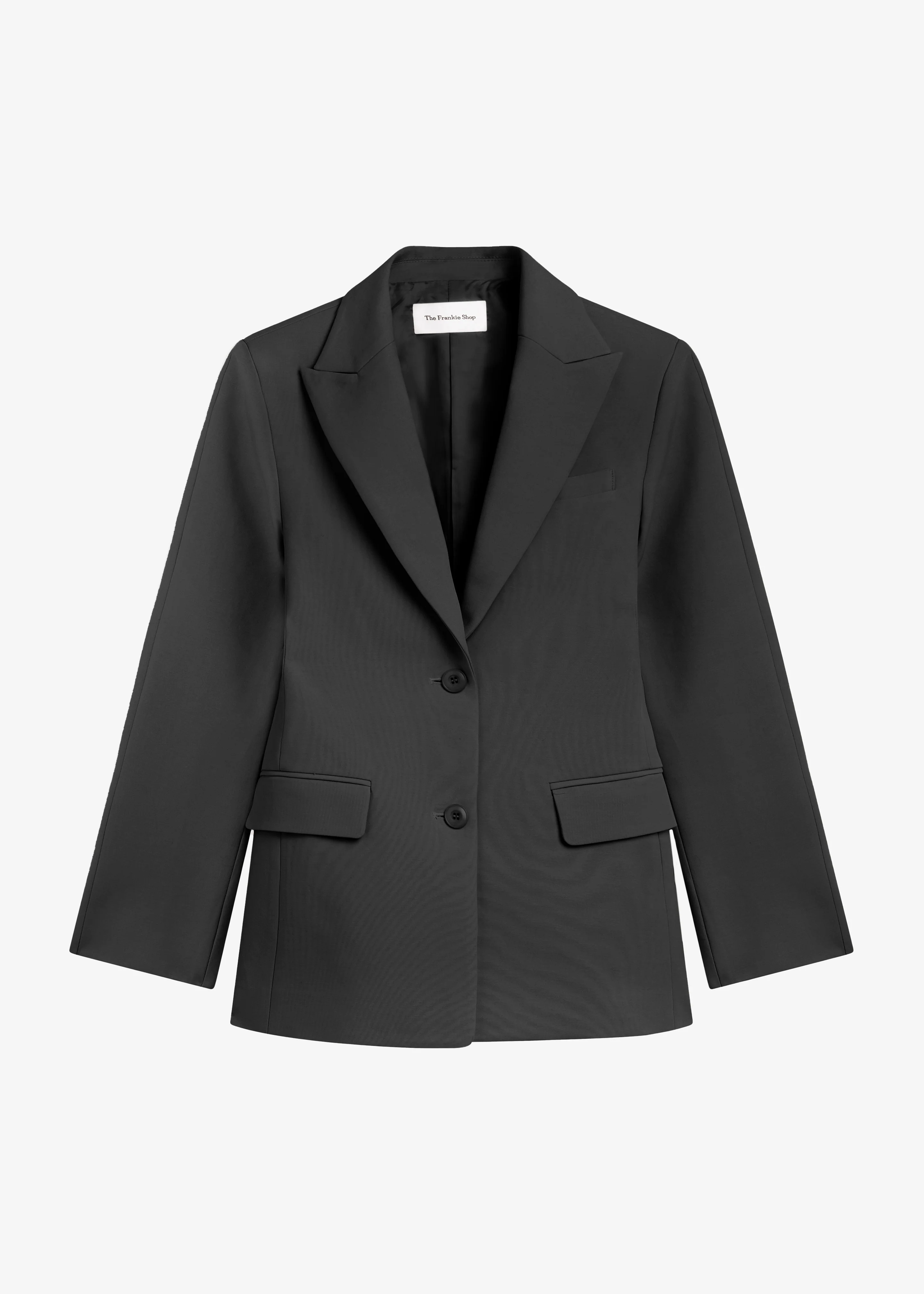 Colette Hourglass Satin Blazer - Black - Image 10