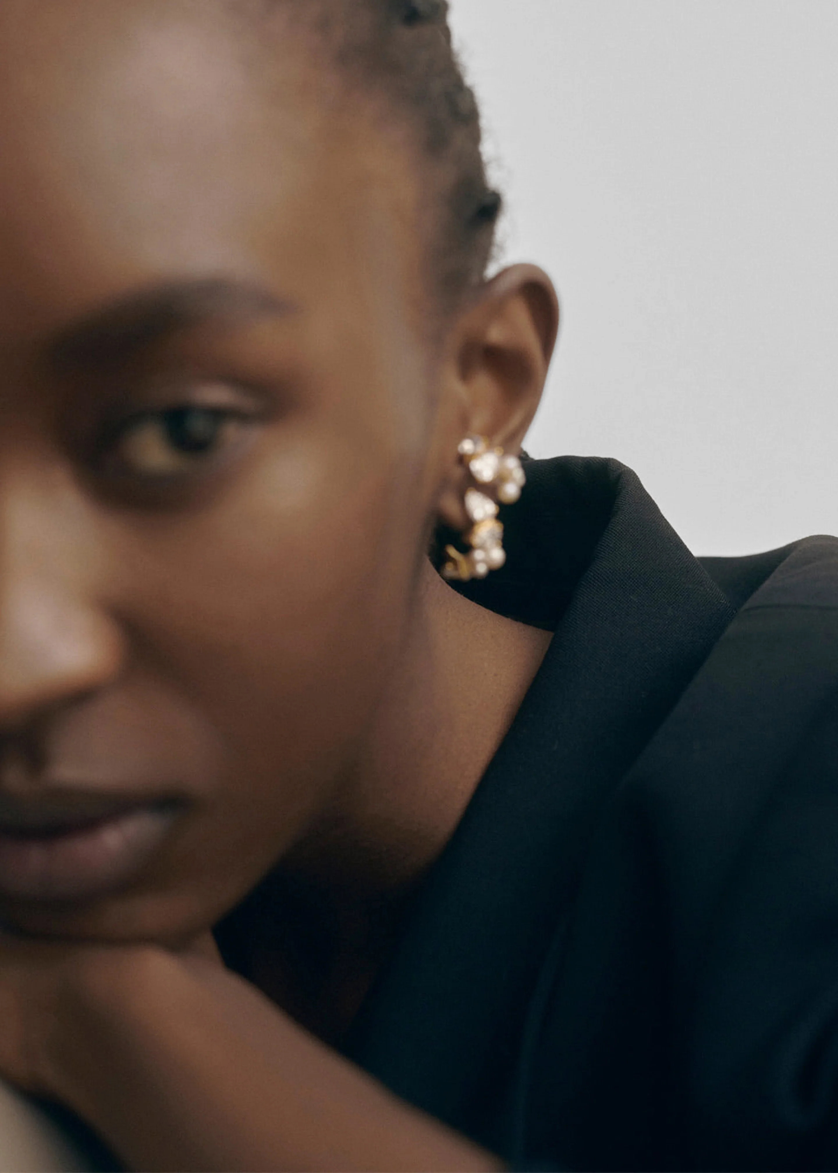 Completedworks Chasing Shadows Ear Cuff - Gold - Image 4