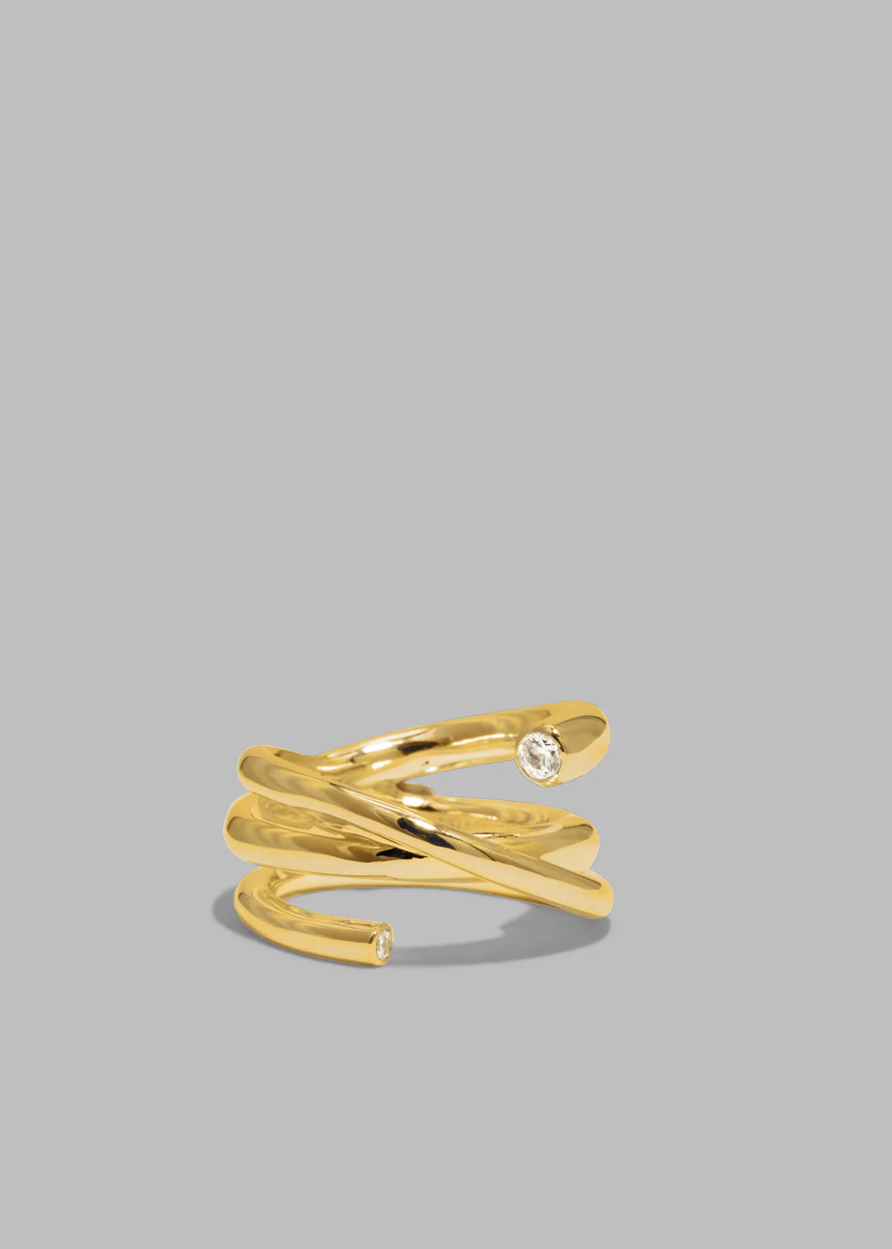 Completedworks Zirconia Ring - Gold - Image 3