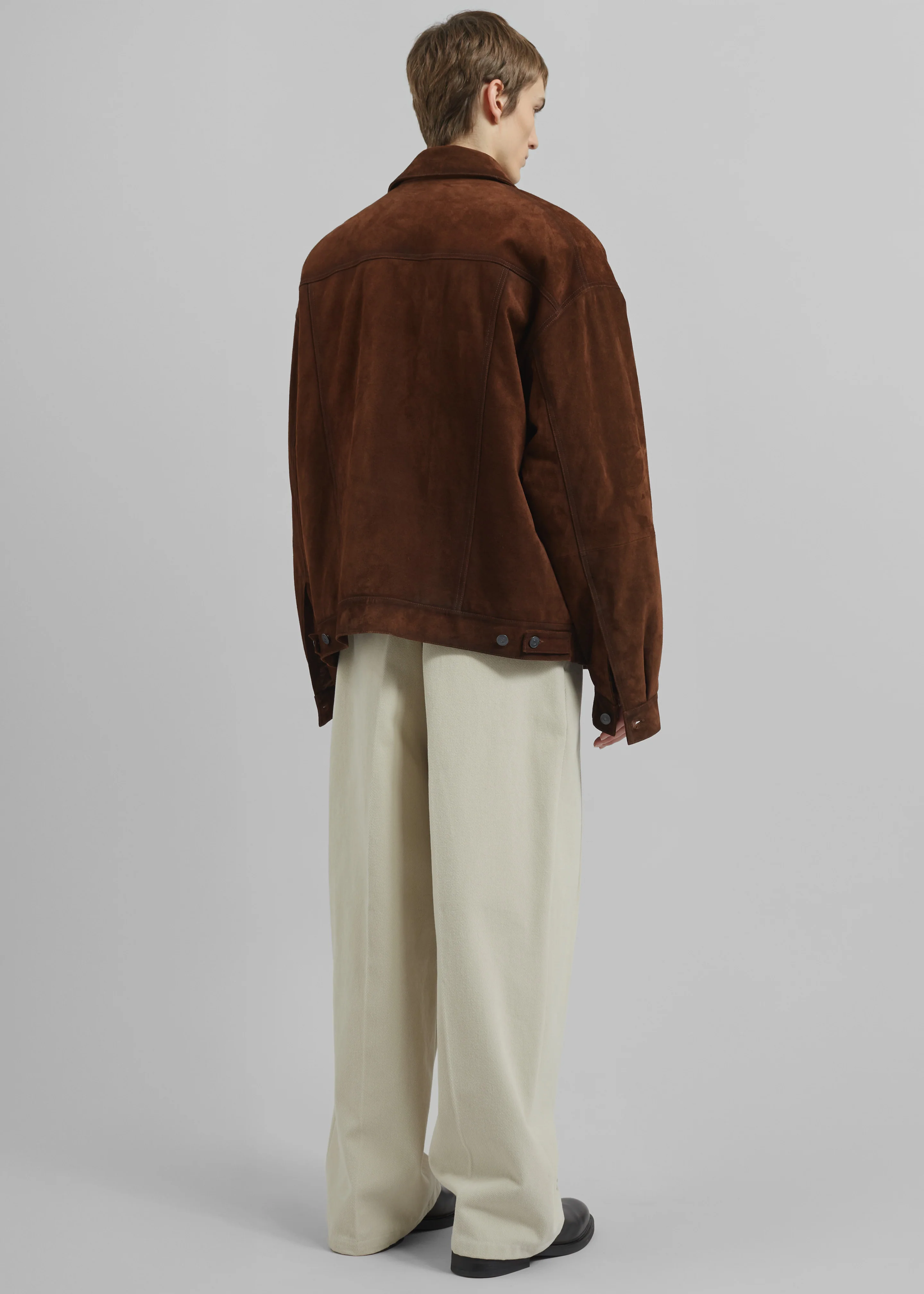 Conan Suede Jacket - Brown - Image 10