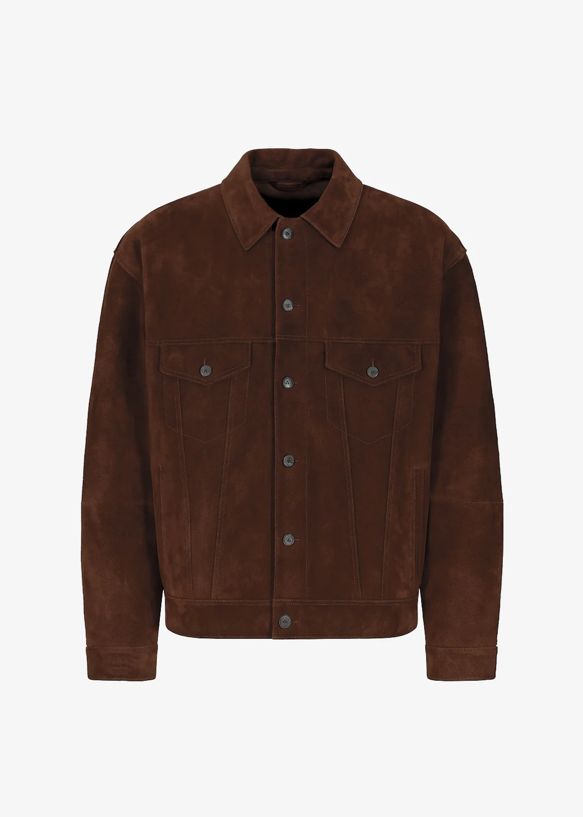 Conan Suede Jacket - Brown - Image 11