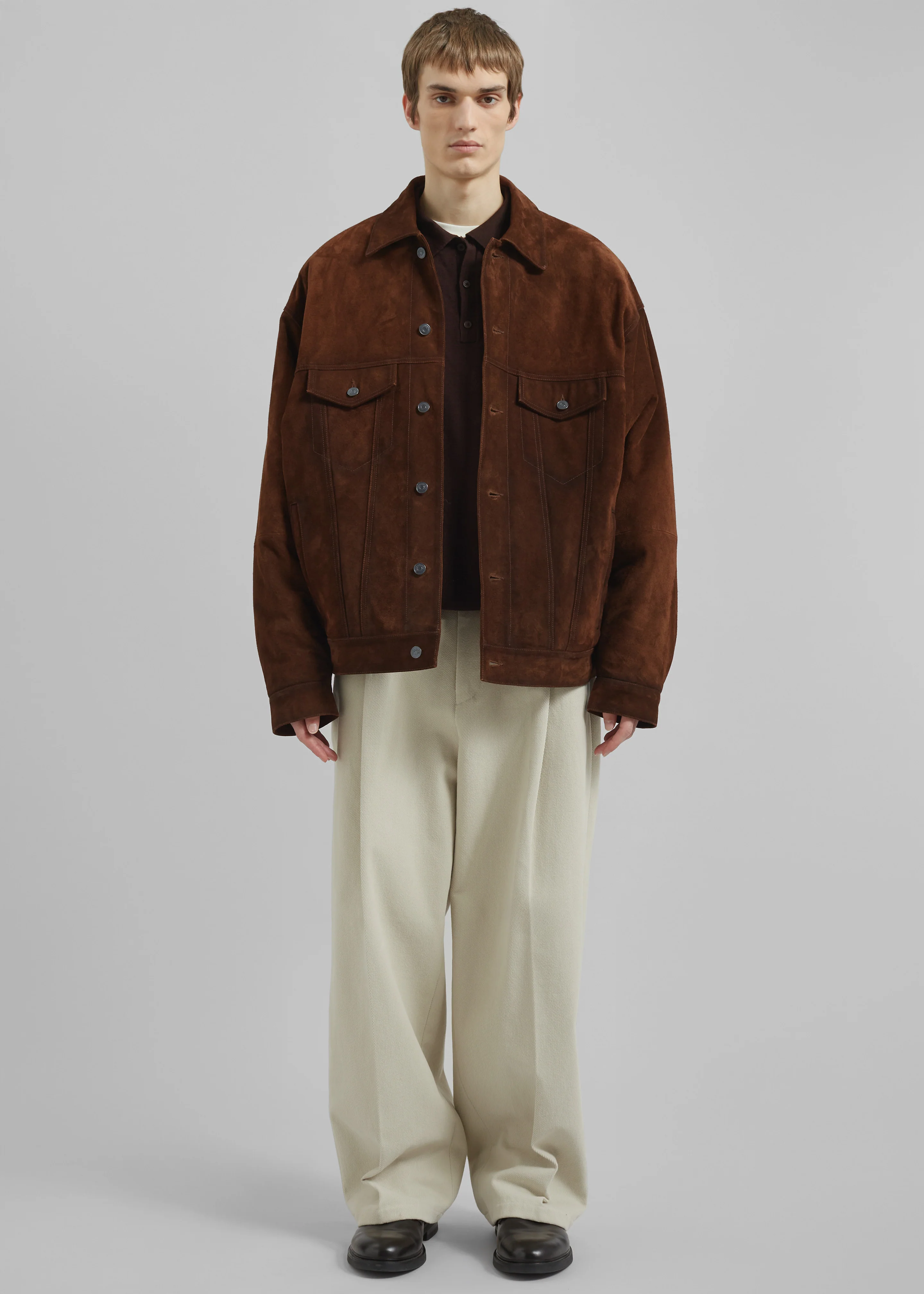 Conan Suede Jacket - Brown - Image 8