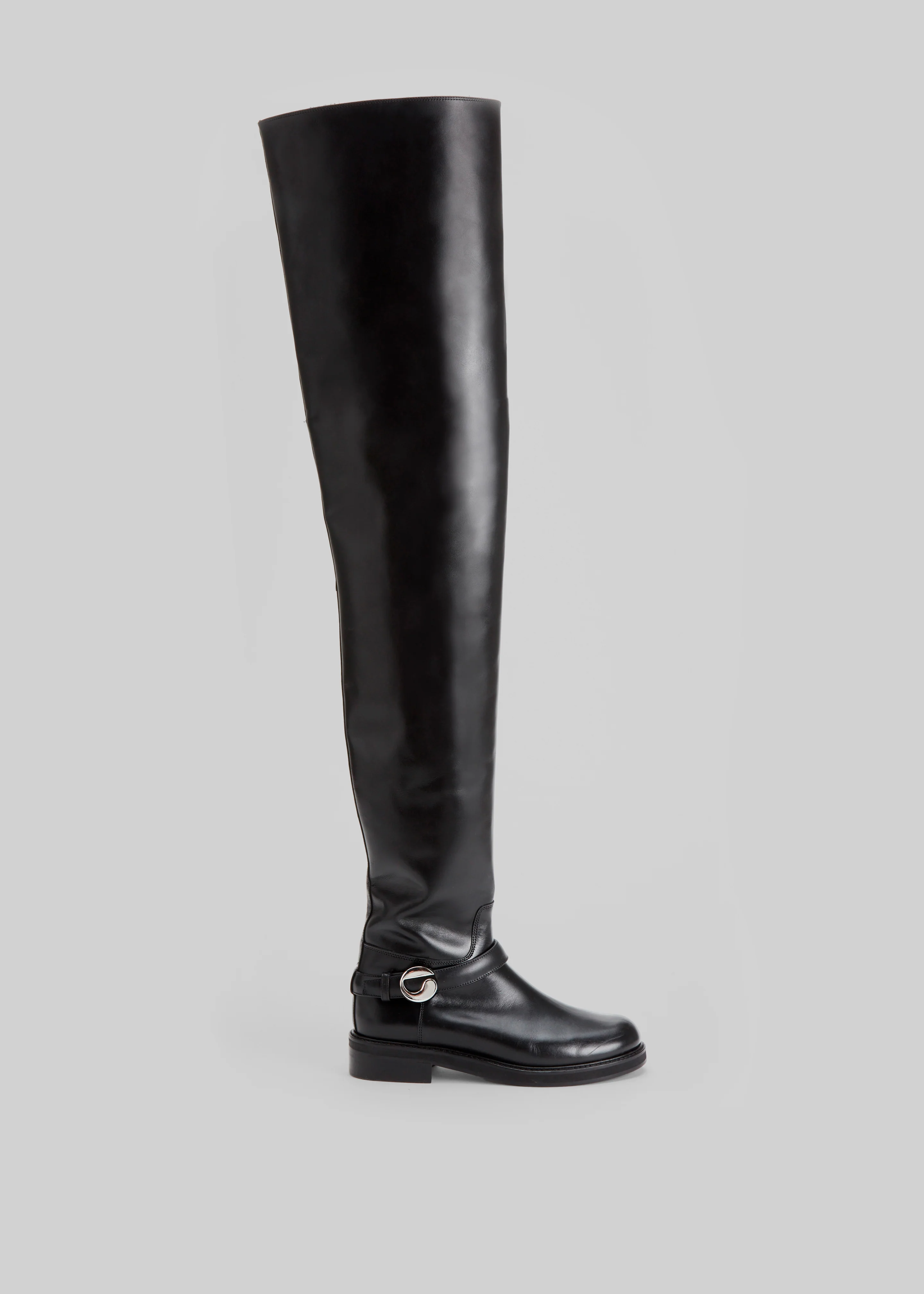 Coperni Belt High Cavalier Boots - Black - Image 4