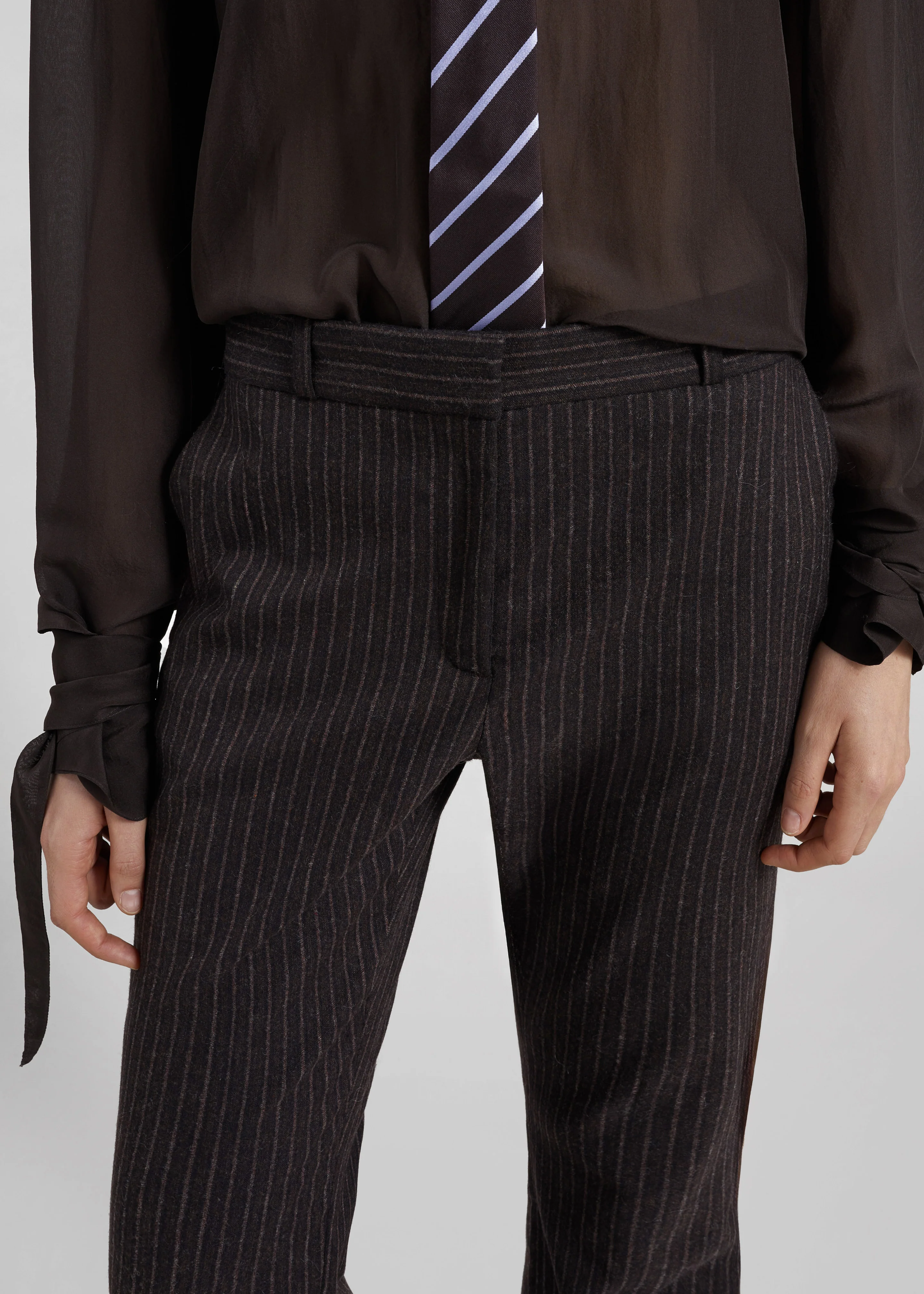 Coperni Boyfriend Pants - Brown - Image 3
