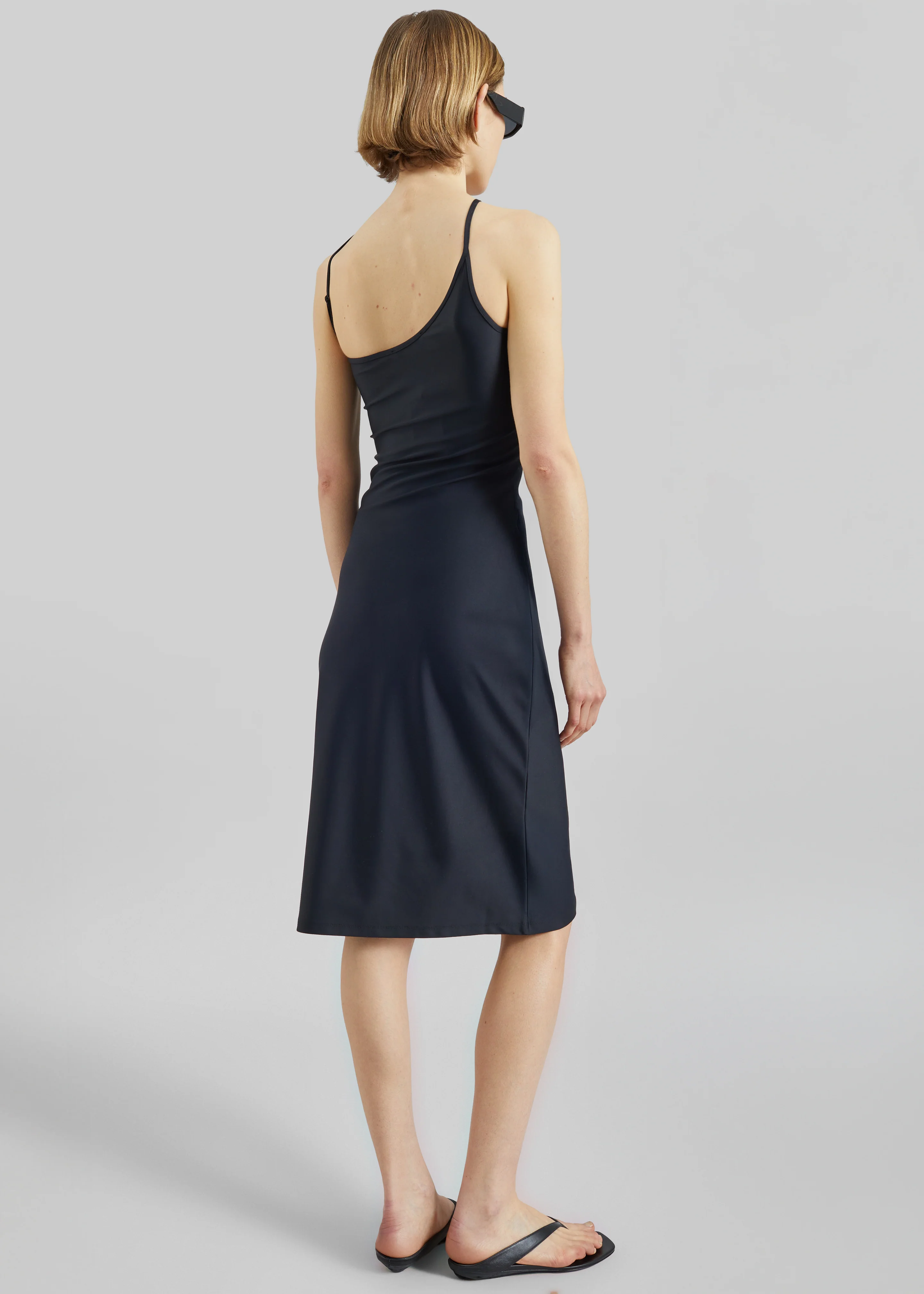 Coperni C-Logo One Shoulder Dress - Black - Image 5