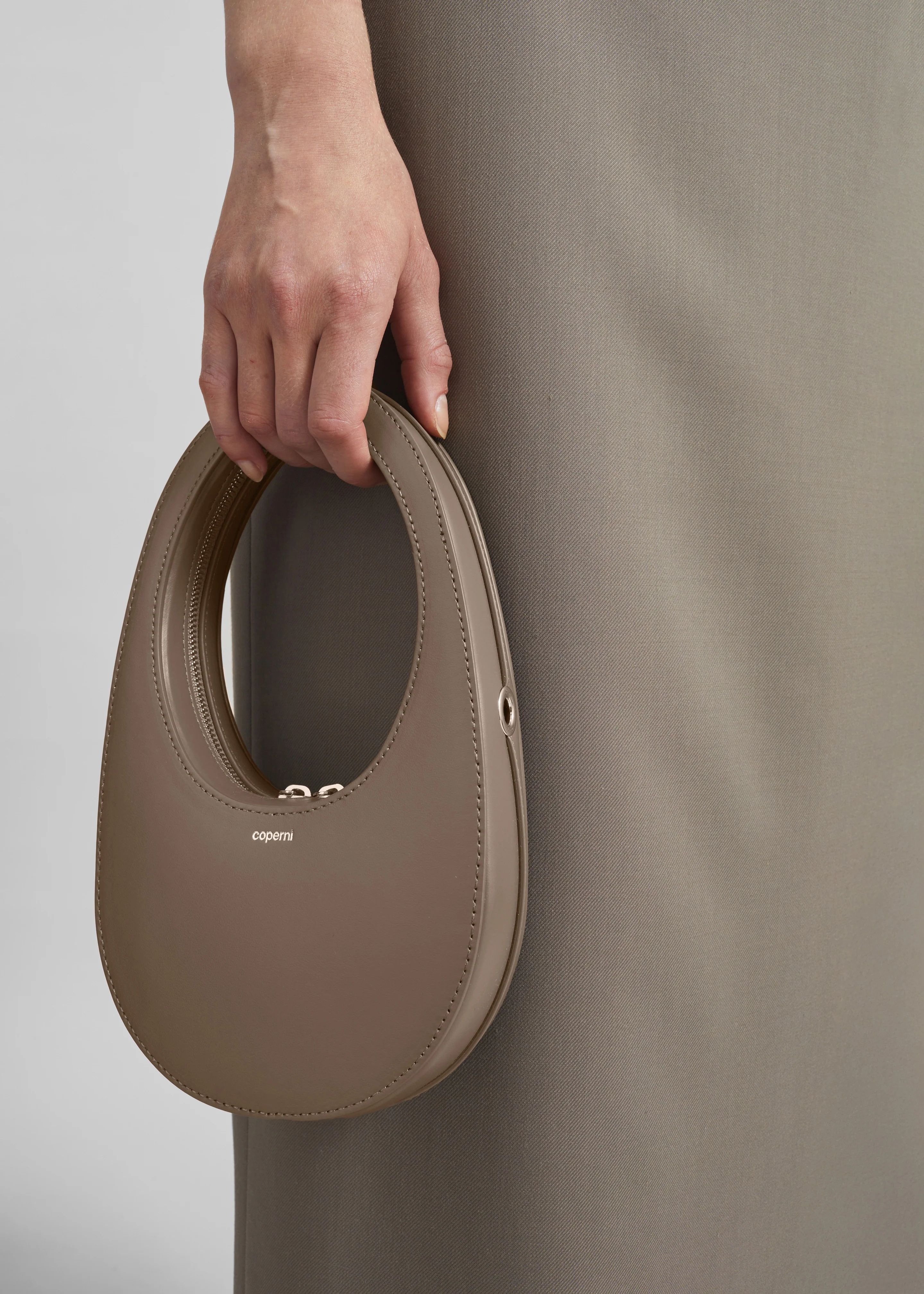 Coperni Crossbody Mini Swipe Bag - Brown - Image 3