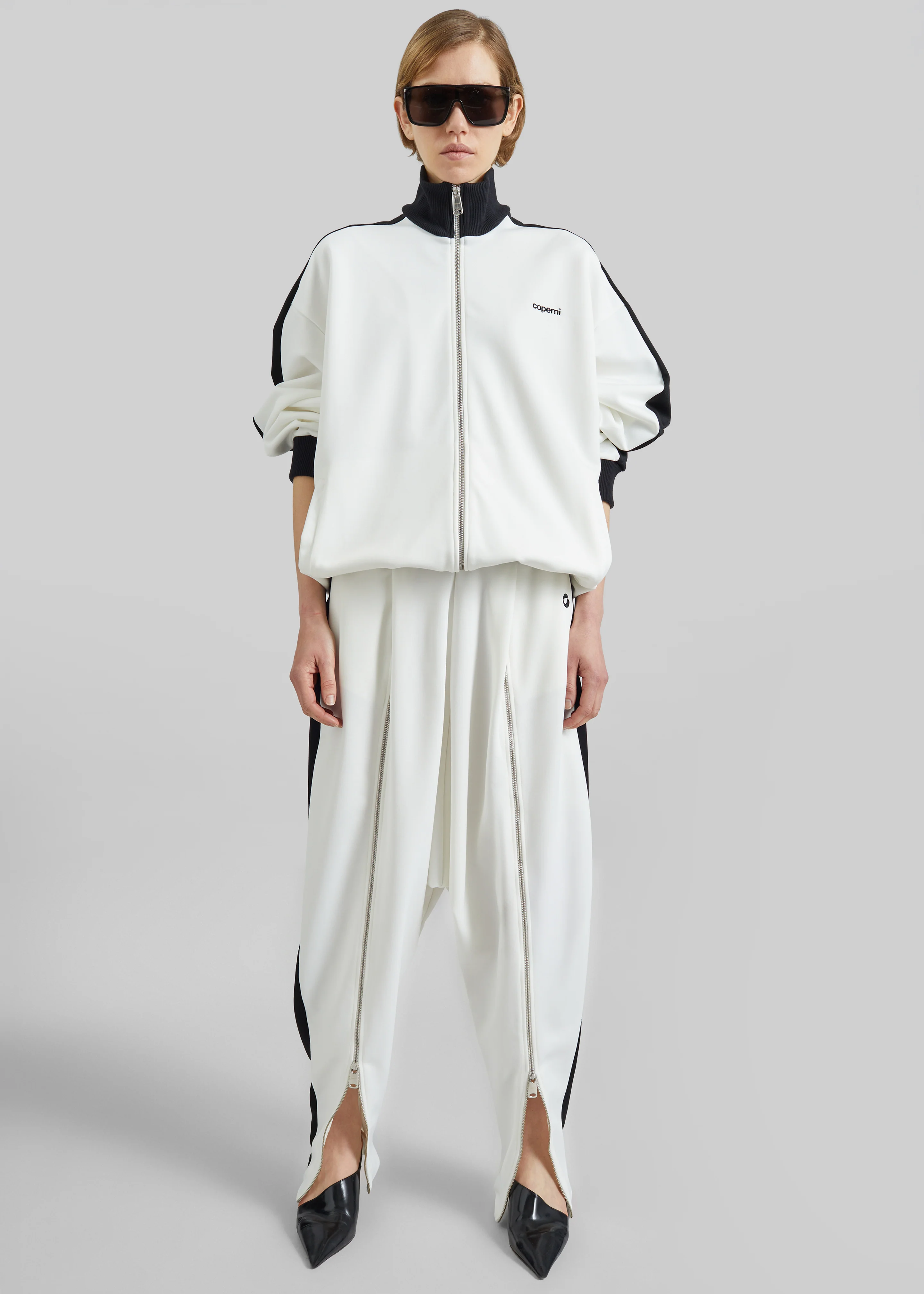 Coperni Oversized Track Jacket - White - Image 5