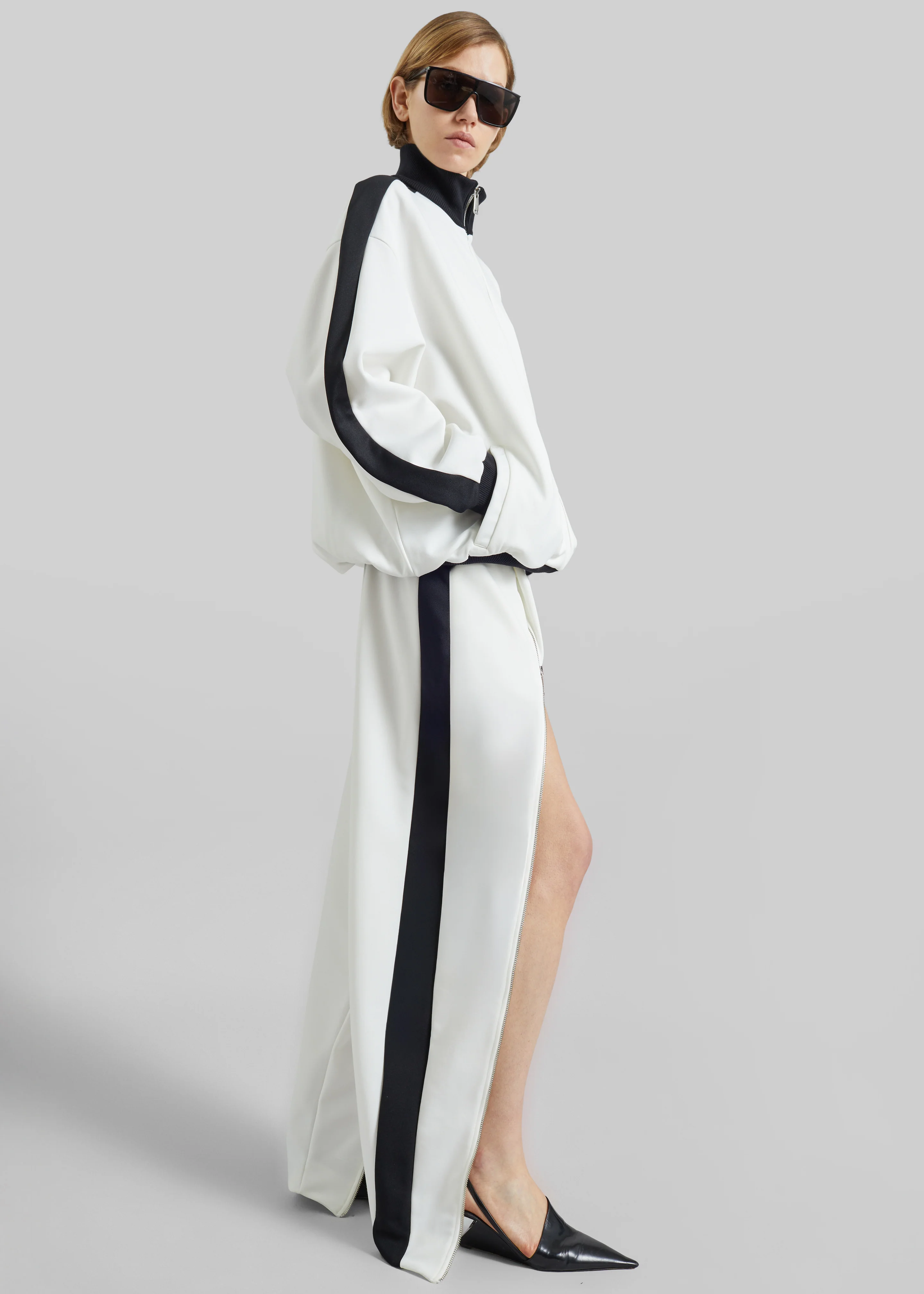 Coperni Oversized Track Jacket - White - Image 8