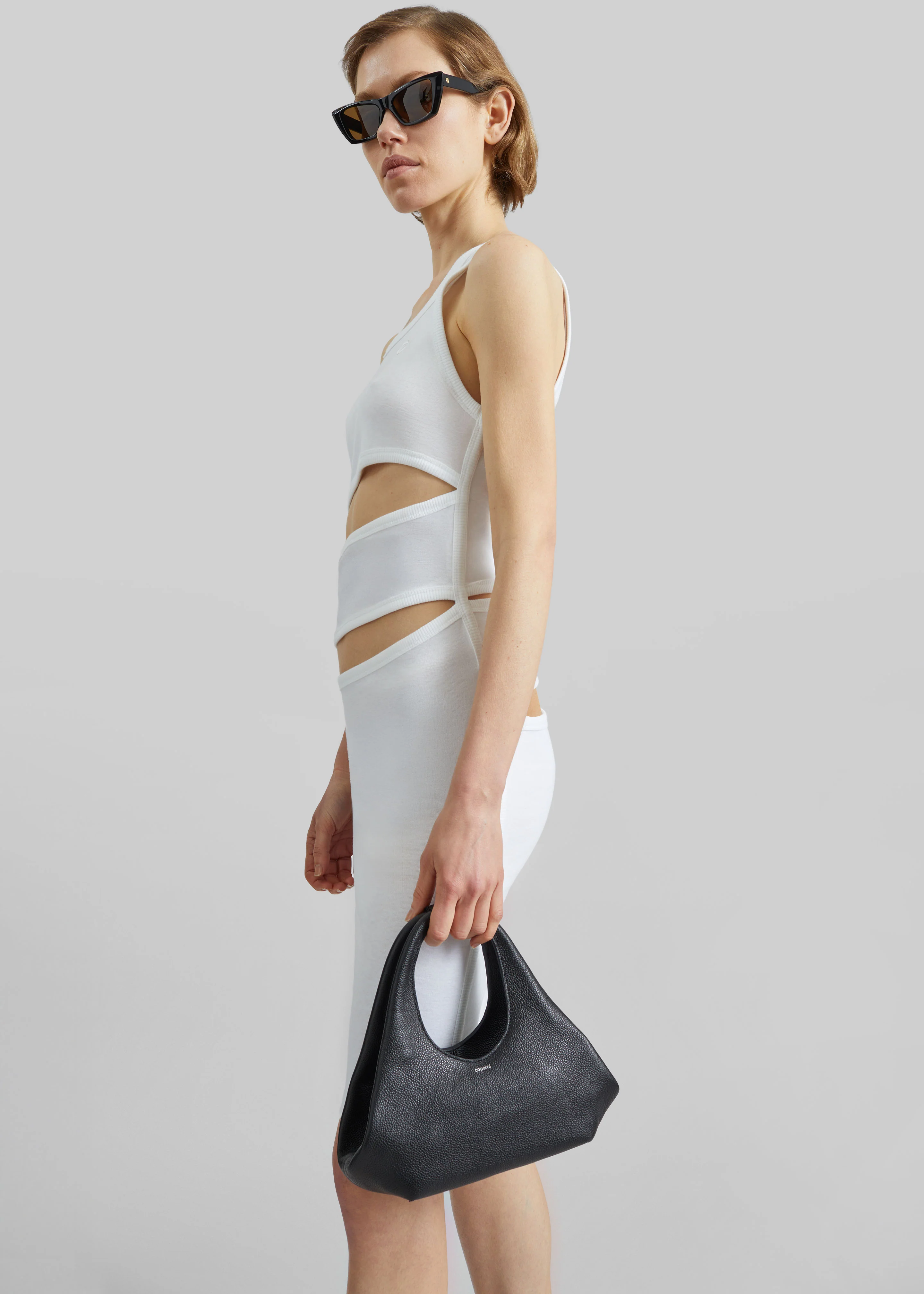 Coperni Spiral Tank Dress - White - Image 5