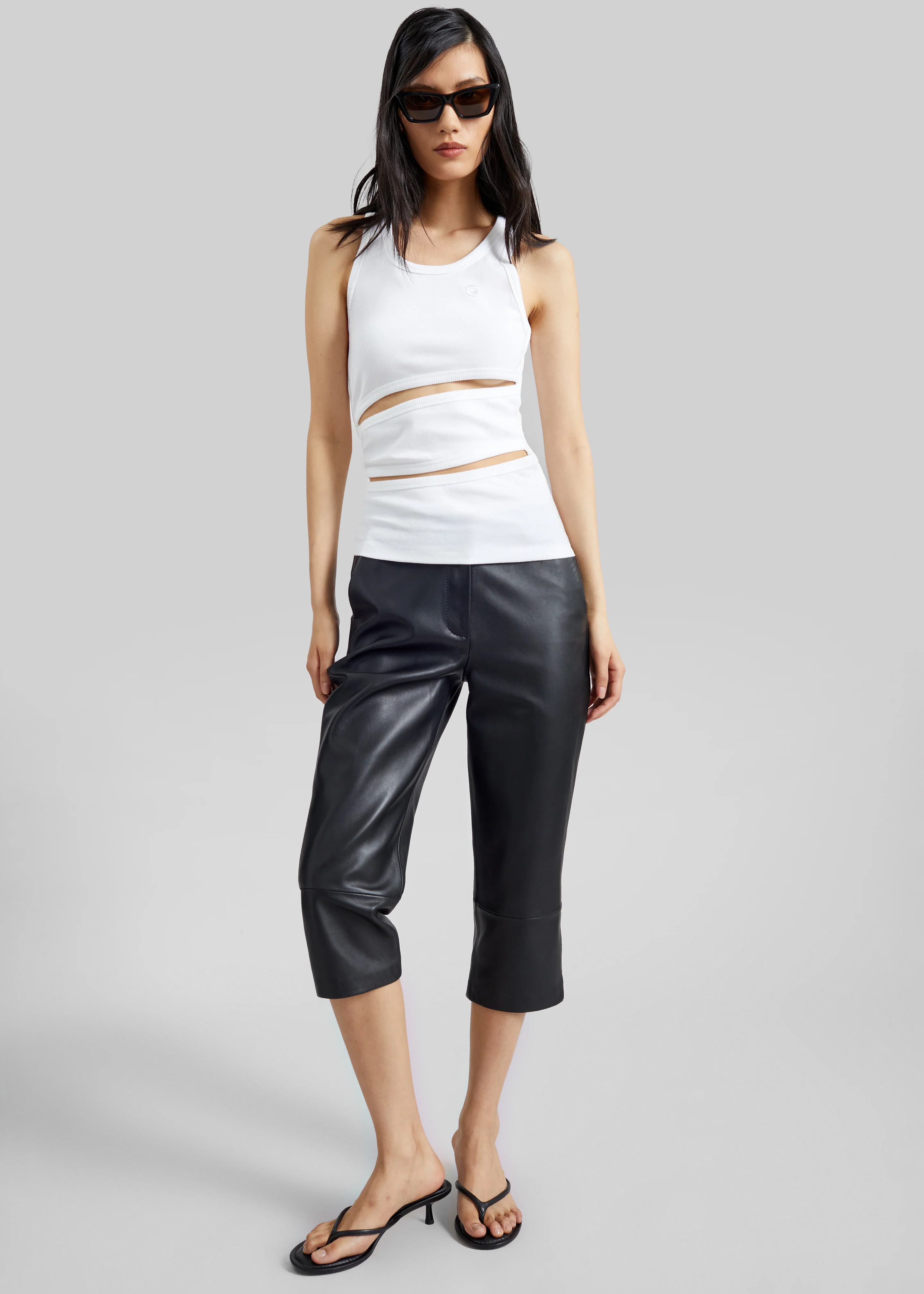 Coperni Spiral Tank Top - White - Image 4