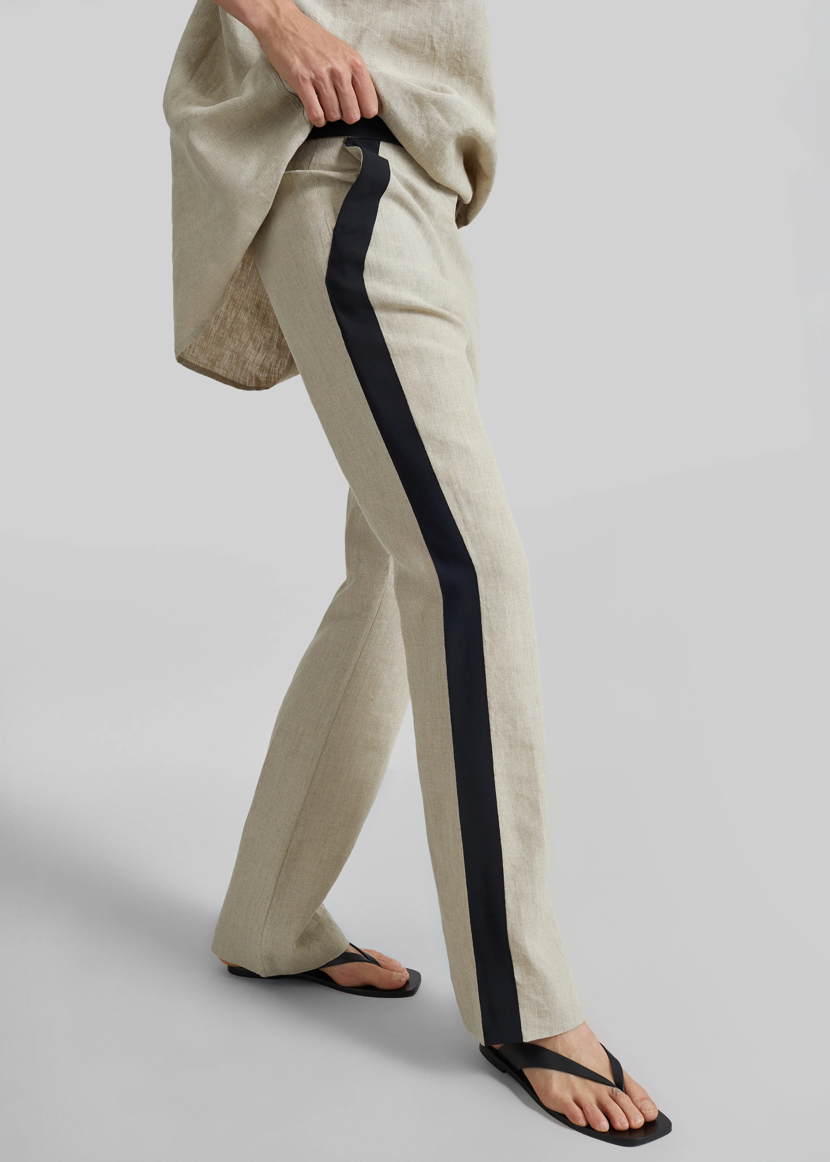Coperni Taped Tailored Pants - Beige - Image 2