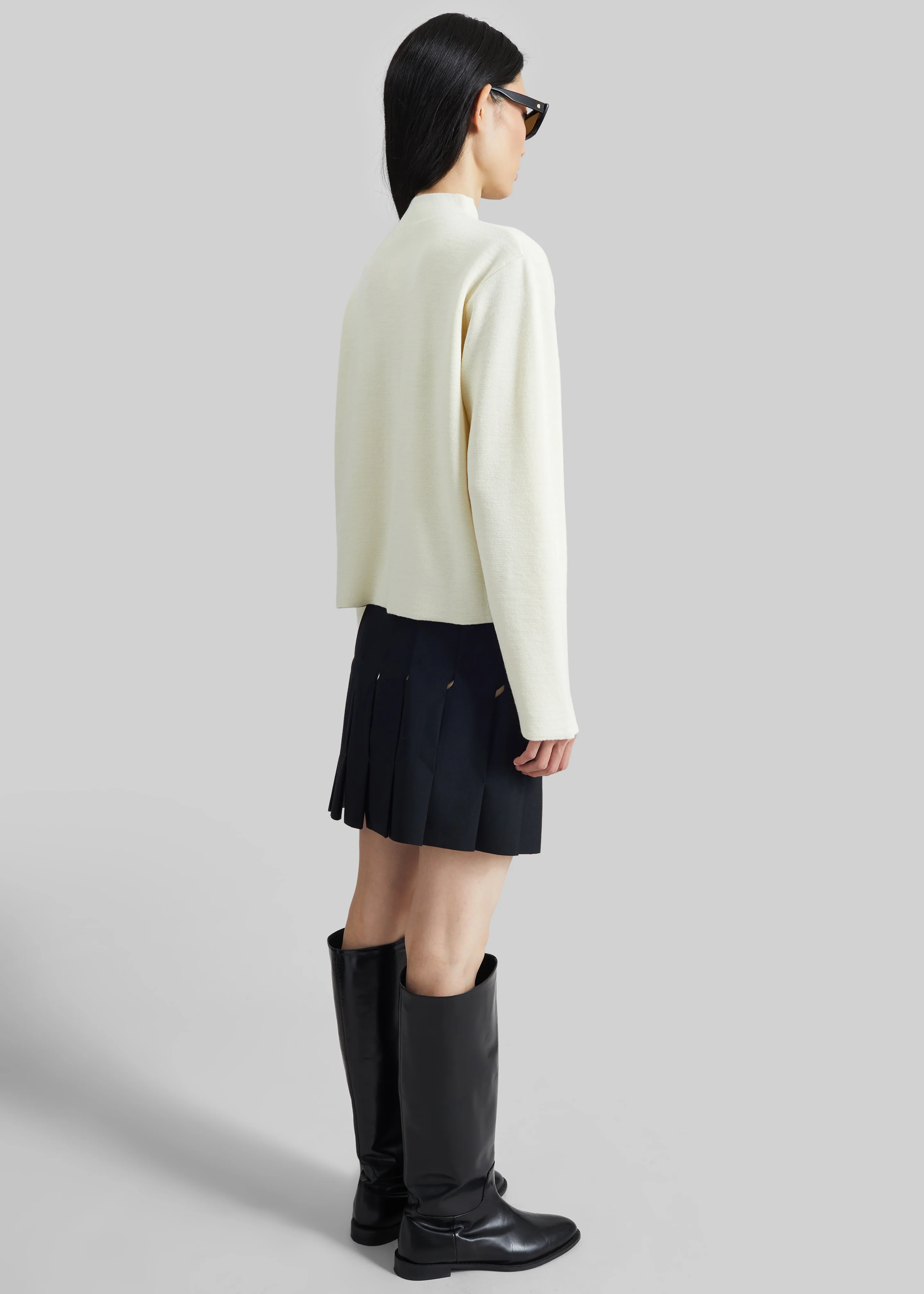 Coperni Technical Tailored Origami Skirt - Black - Image 5
