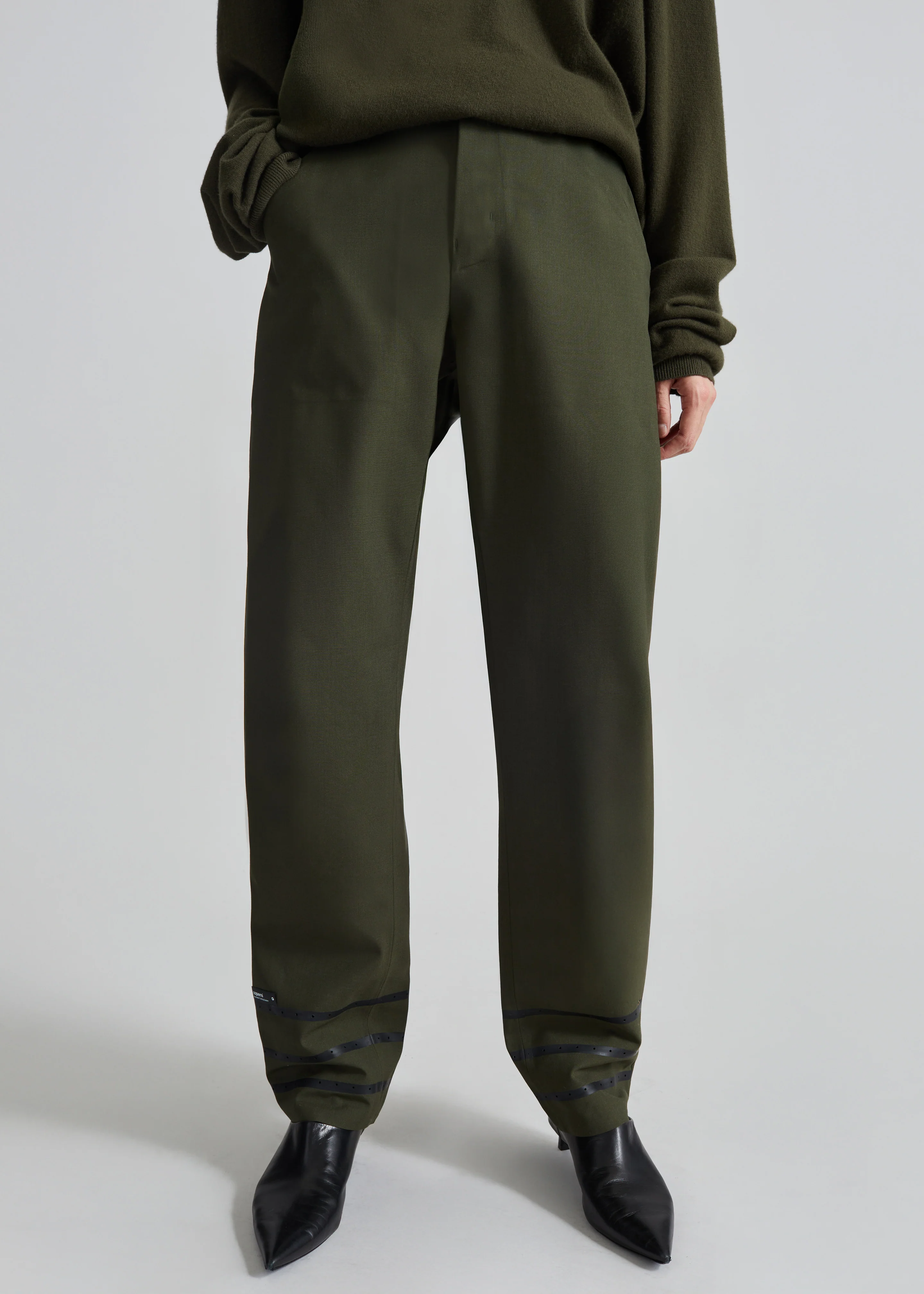 Coperni Technical Tailored Pants - Green - Image 4