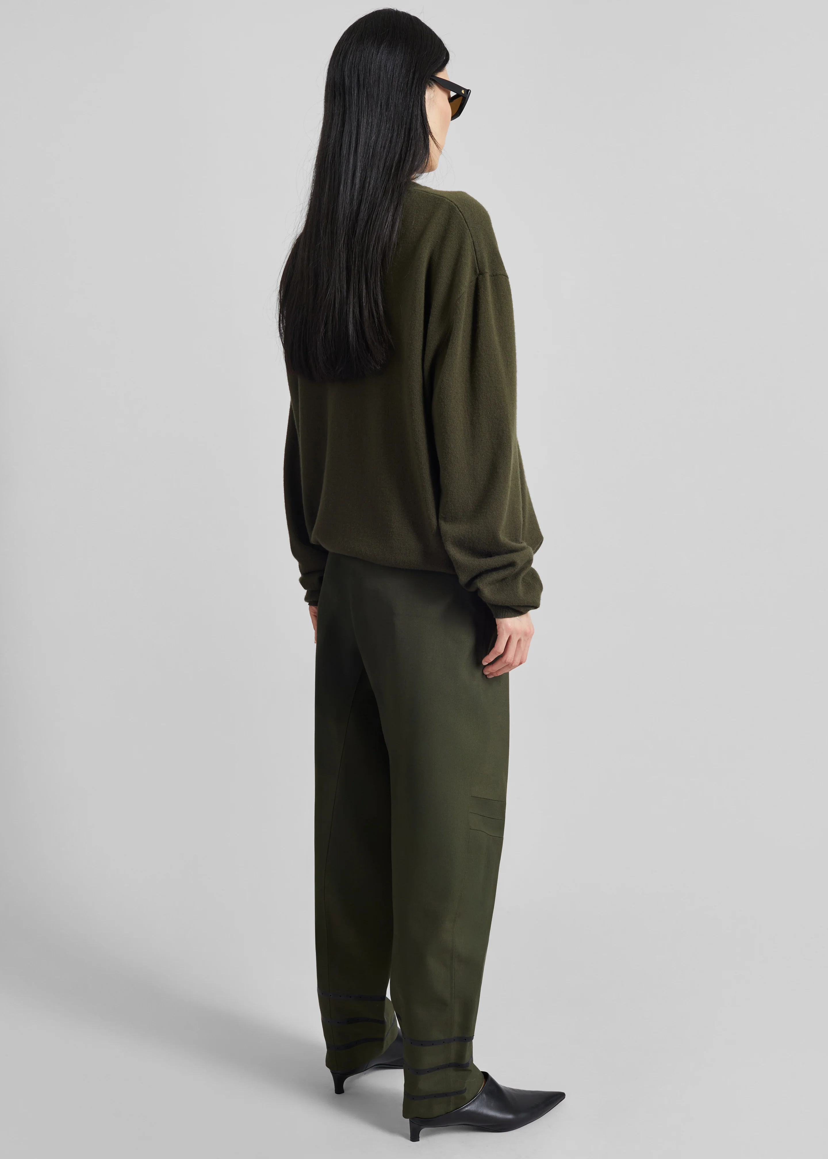 Coperni Technical Tailored Pants - Green - Image 6