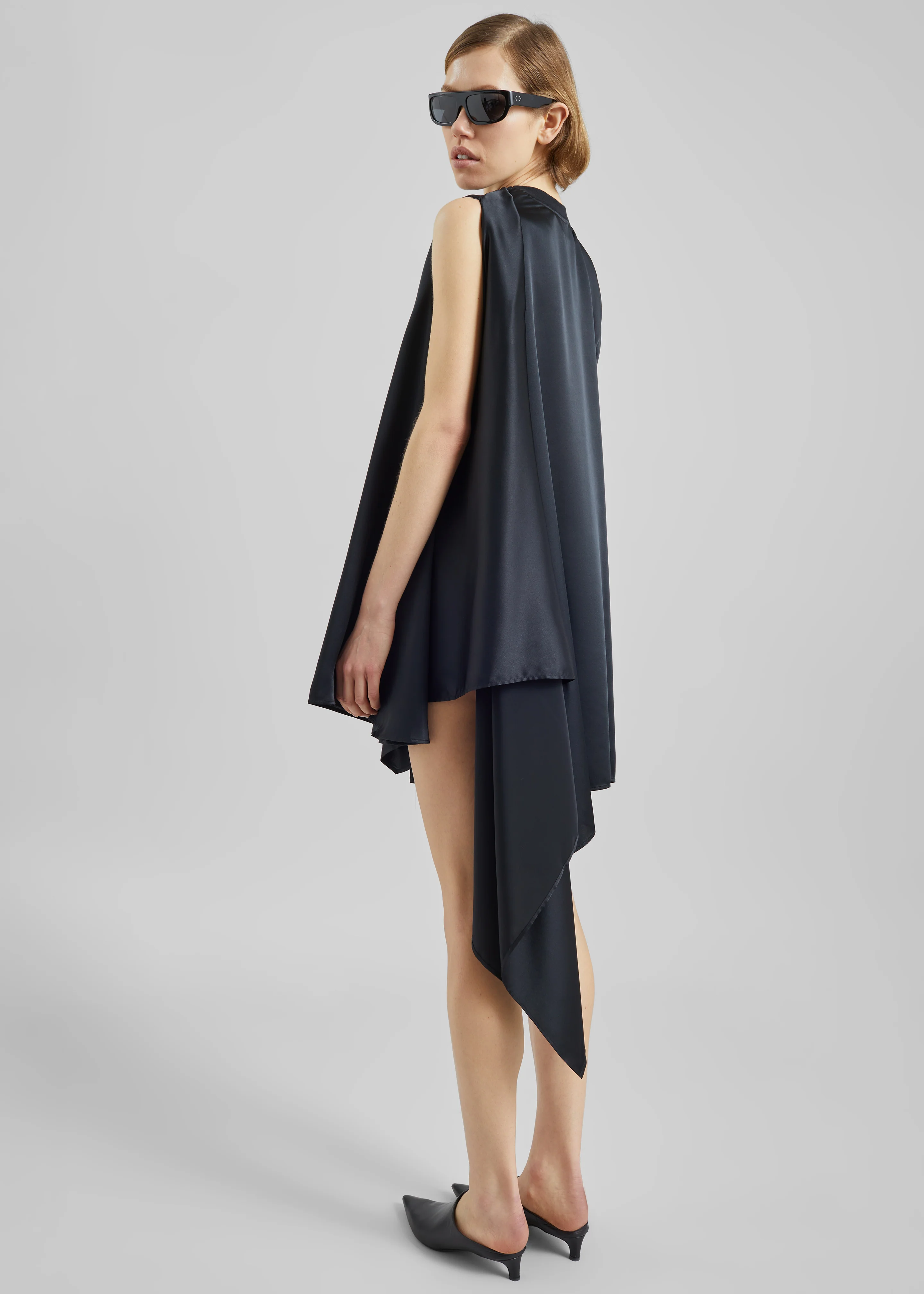 Coperni Zero Waste Draped Dress - Black - Image 5