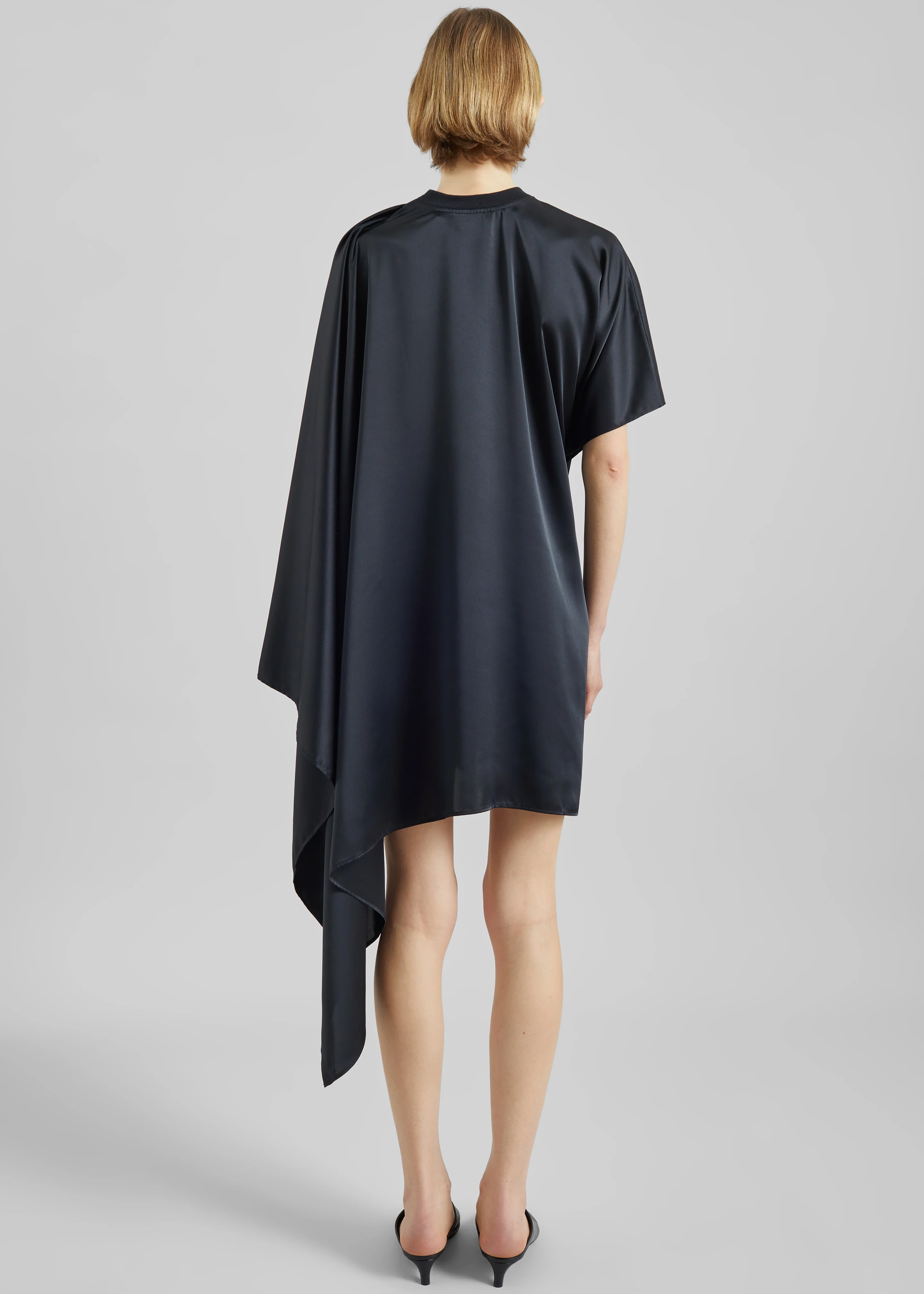 Coperni Zero Waste Draped Dress - Black - Image 6