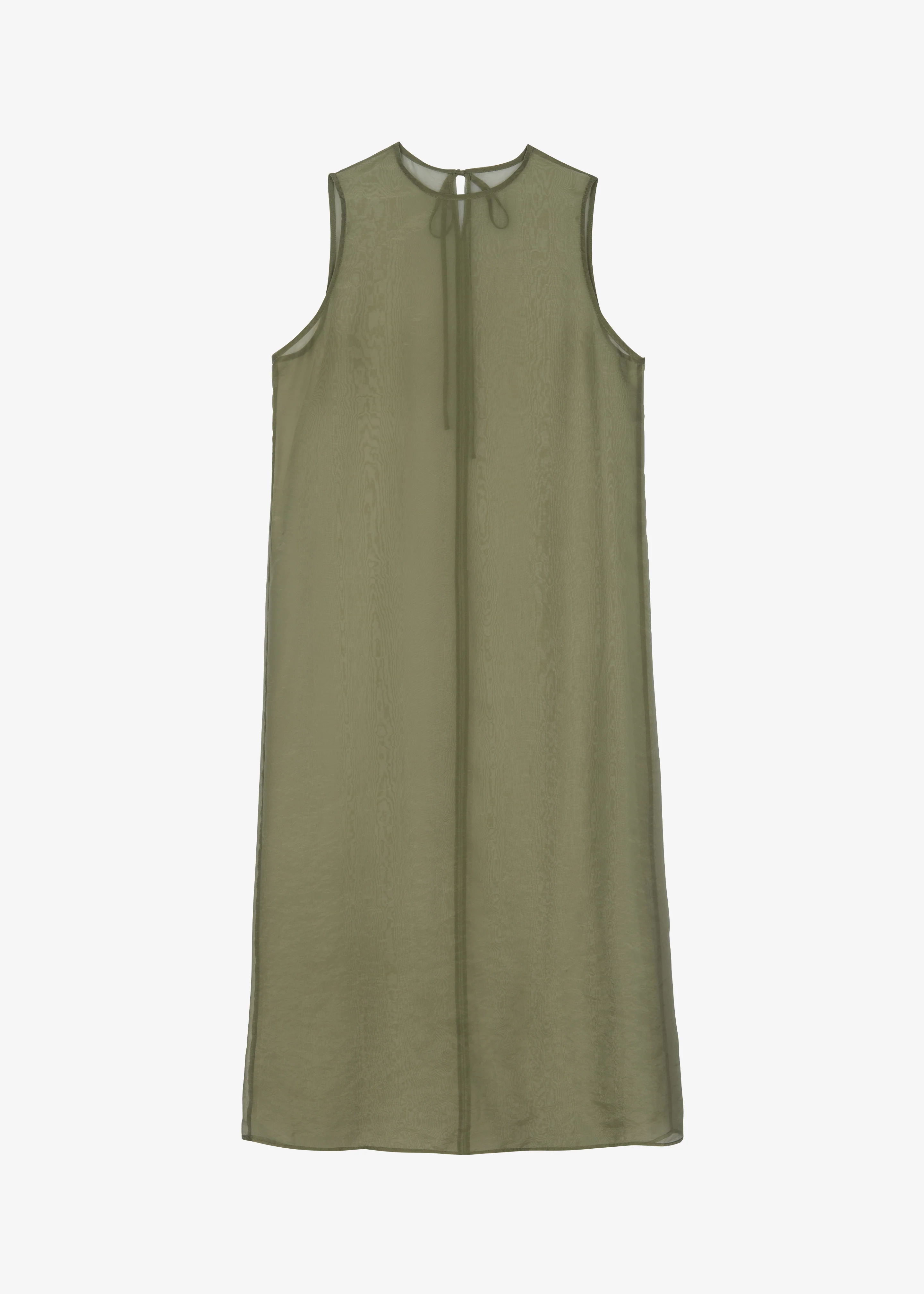 Corindi Sheer Organza Dress - Olive - Image 9