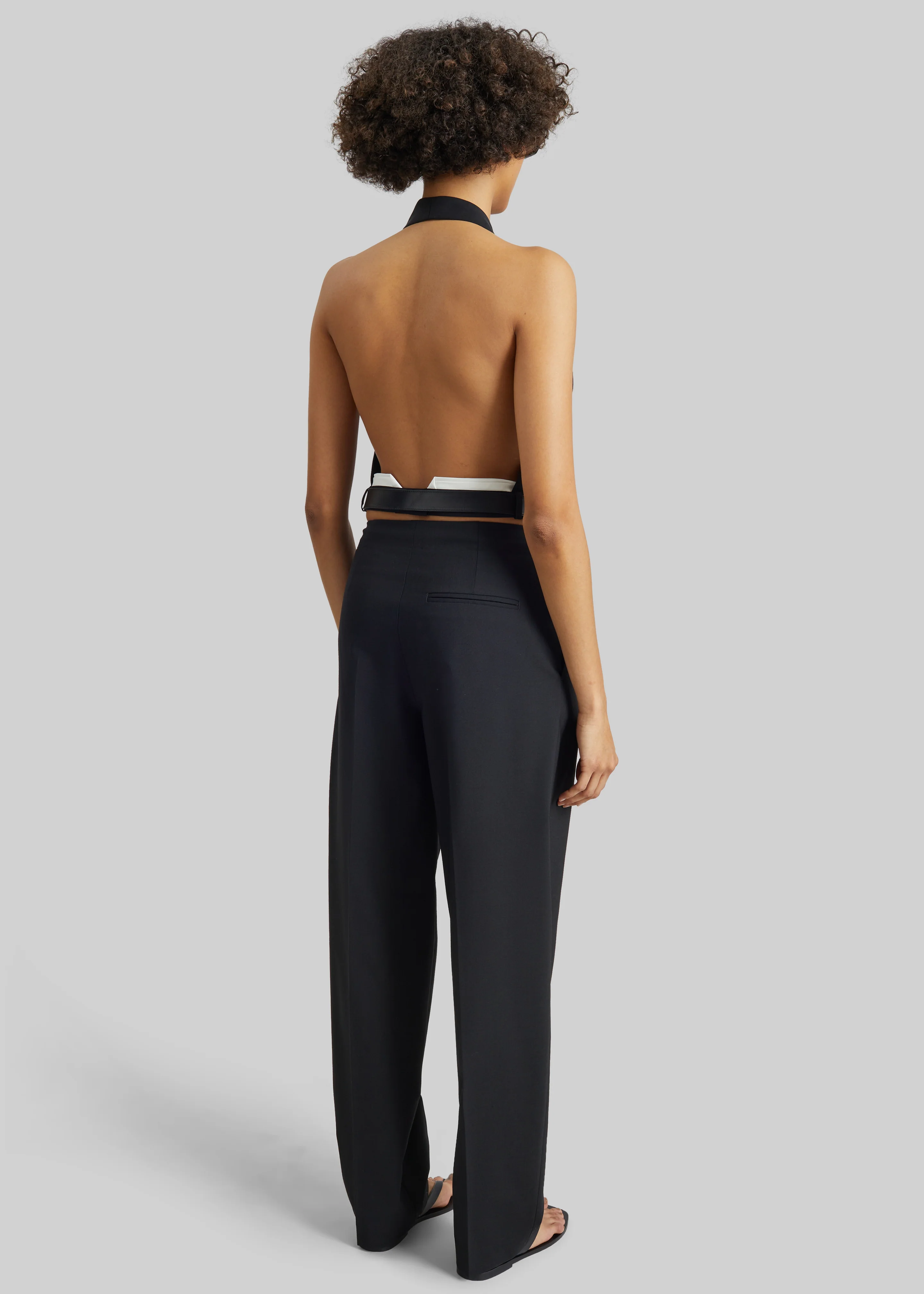 Covert Pleated Pants - Black - Image 5