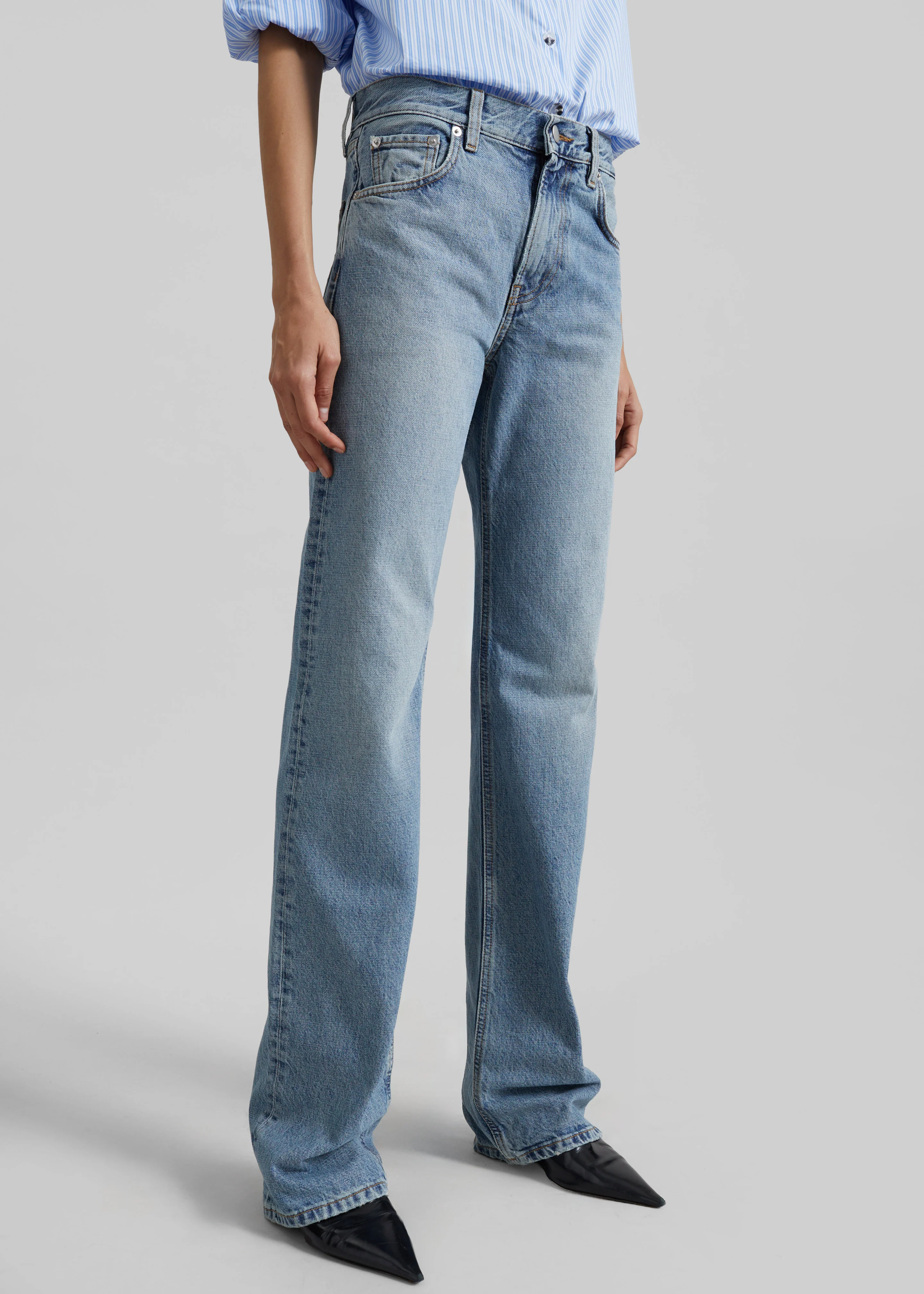 Covert Regular Straight Jeans - Light Wash - Image 4