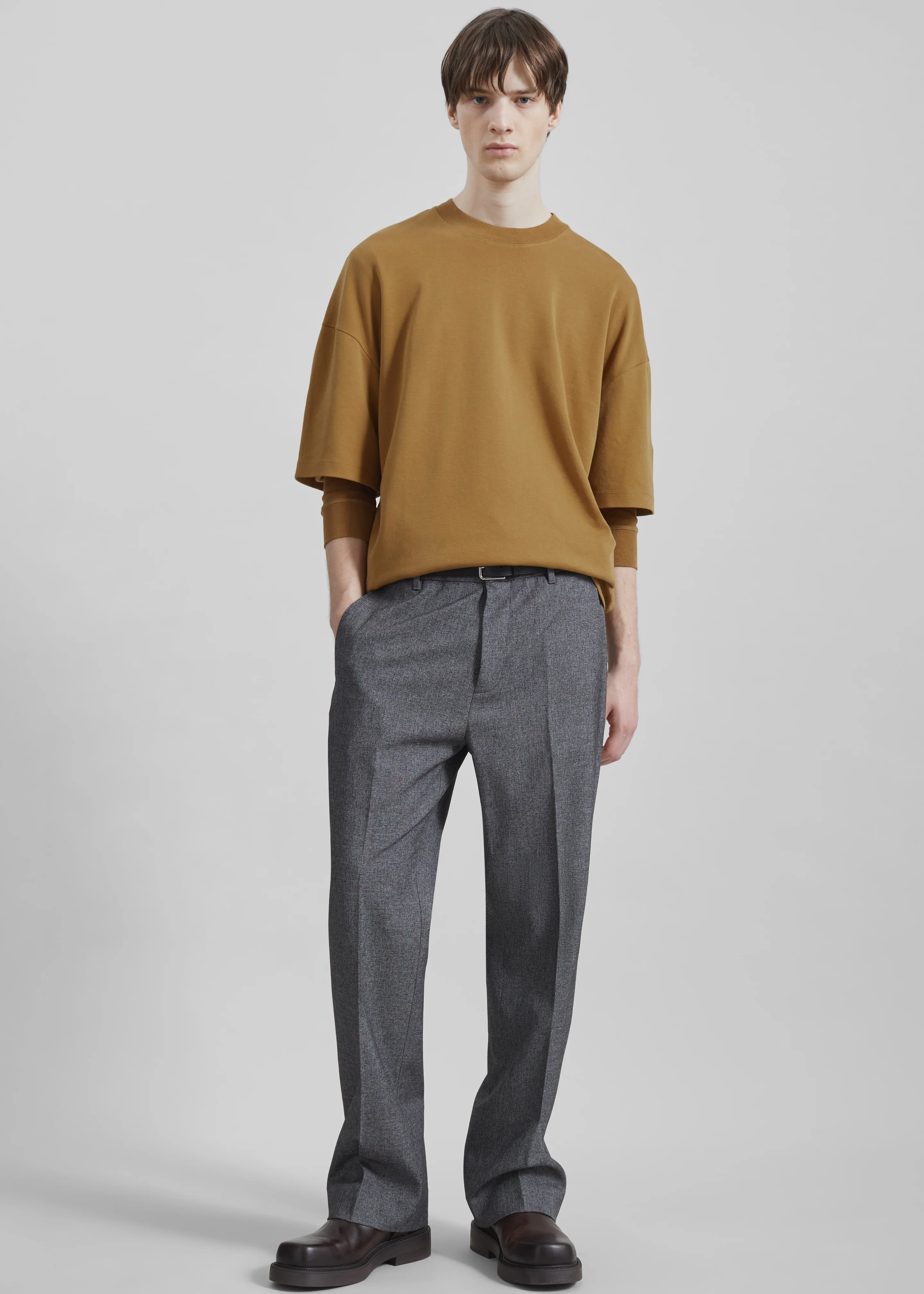 Covert Tailored Trousers - Grey - Image 4