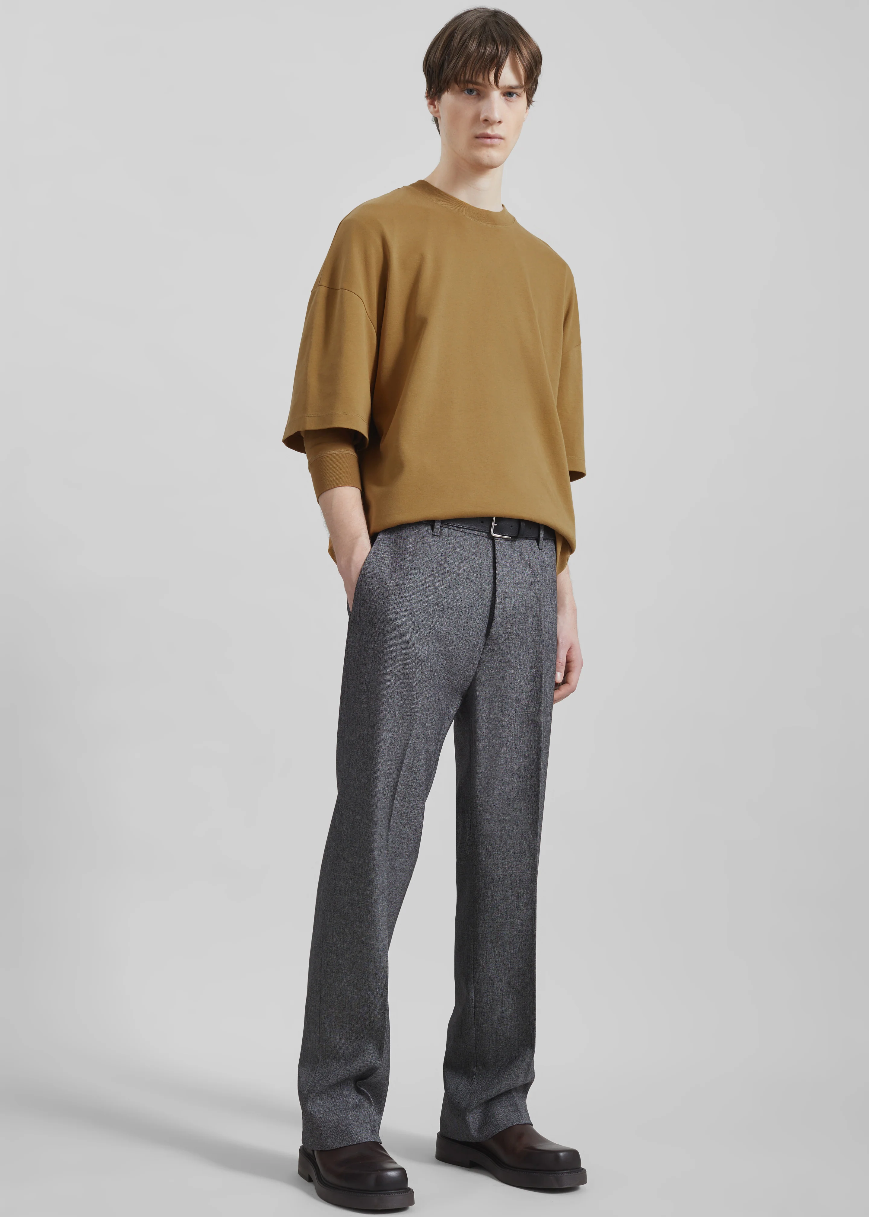 Covert Tailored Trousers - Grey - Image 6