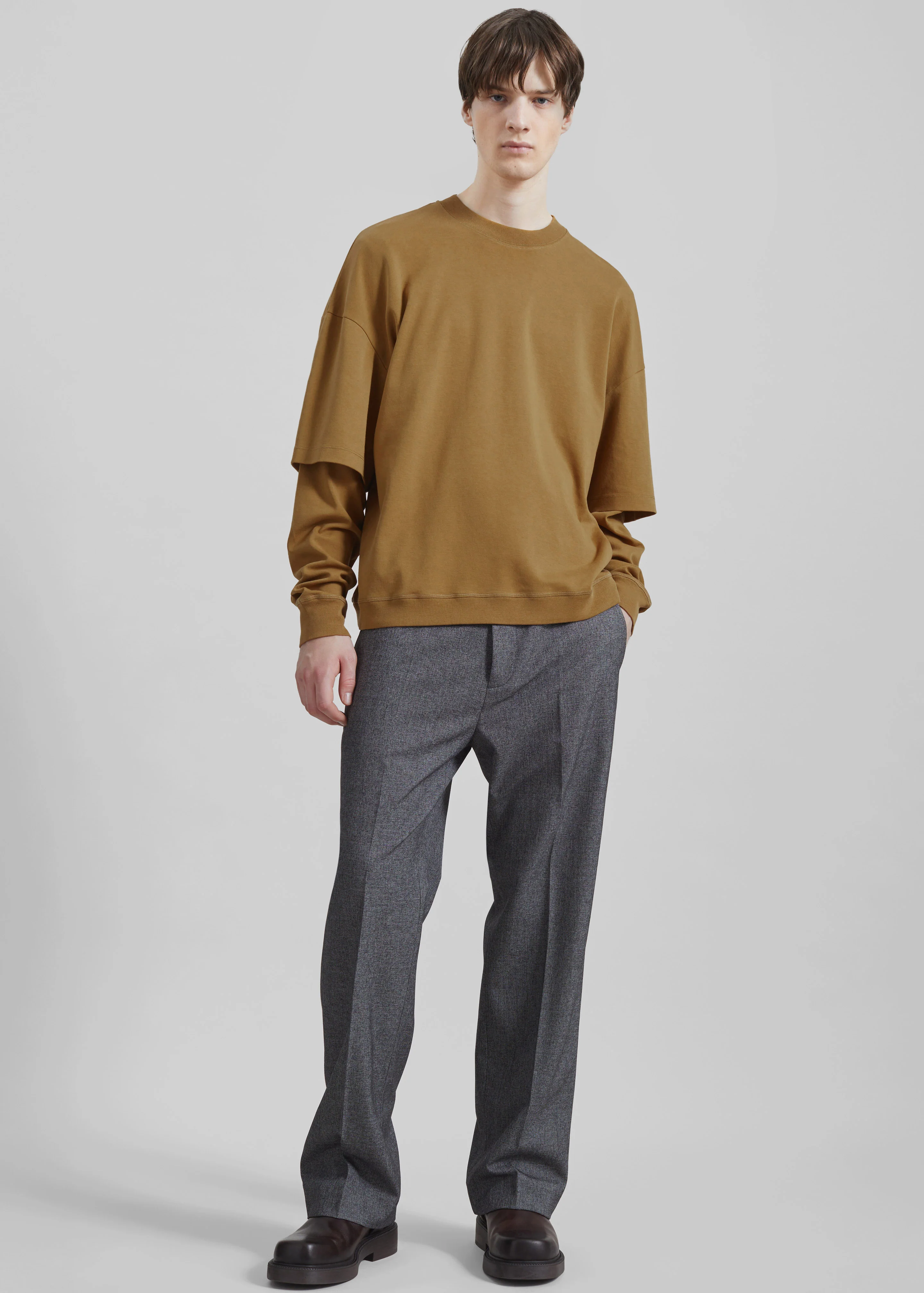 Covert Tailored Trousers - Grey - Image 8