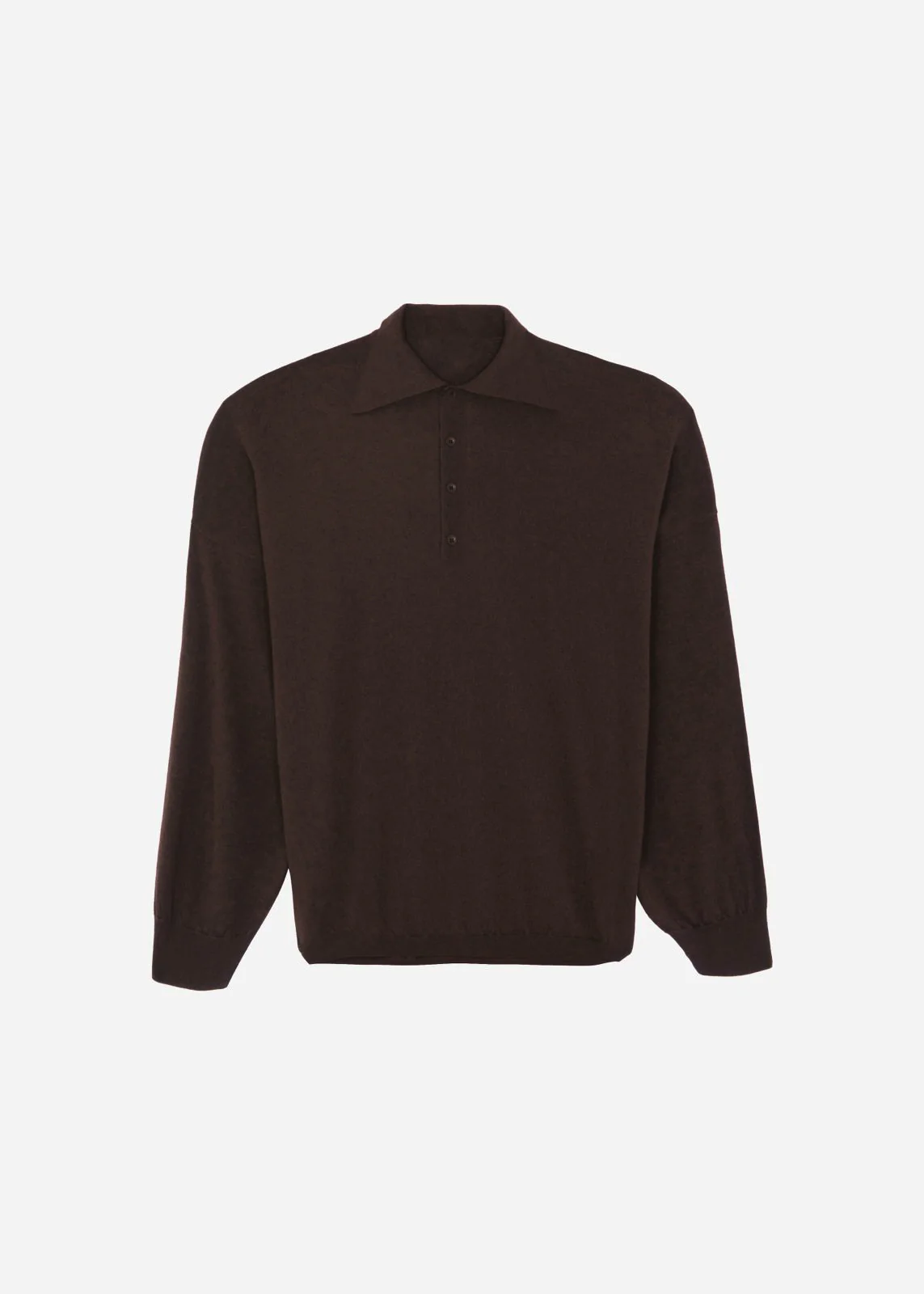 Croydon Padded Knit Polo - Brown - Image 8