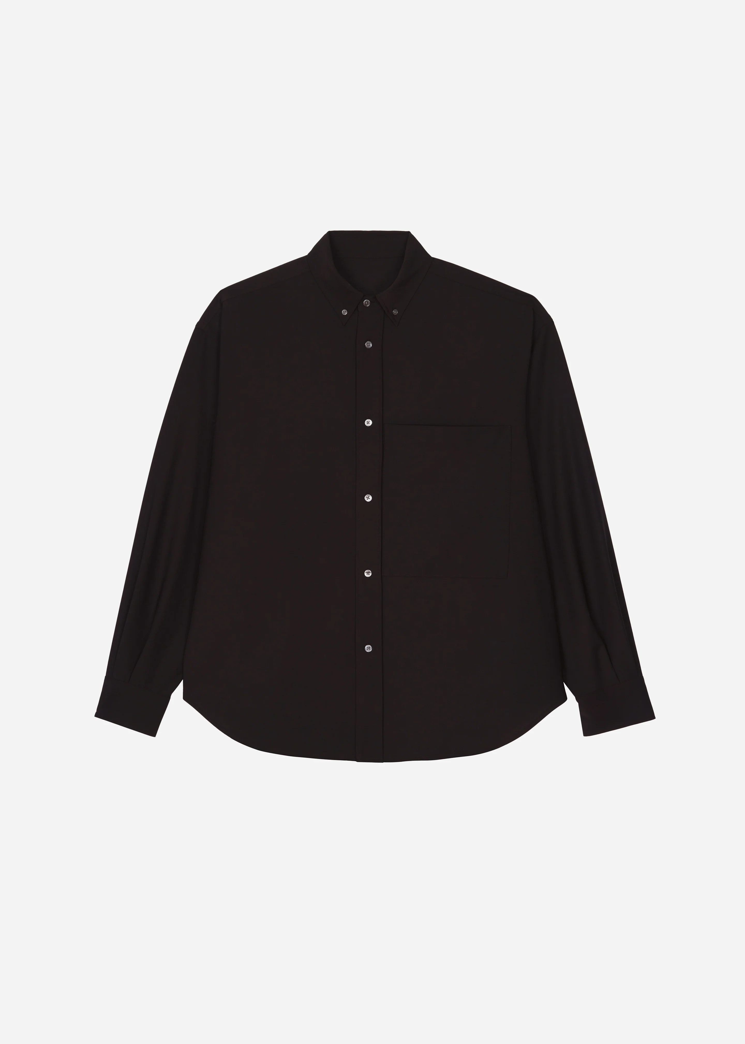 Dalton Wool Blend Shirt - Brown - Image 8