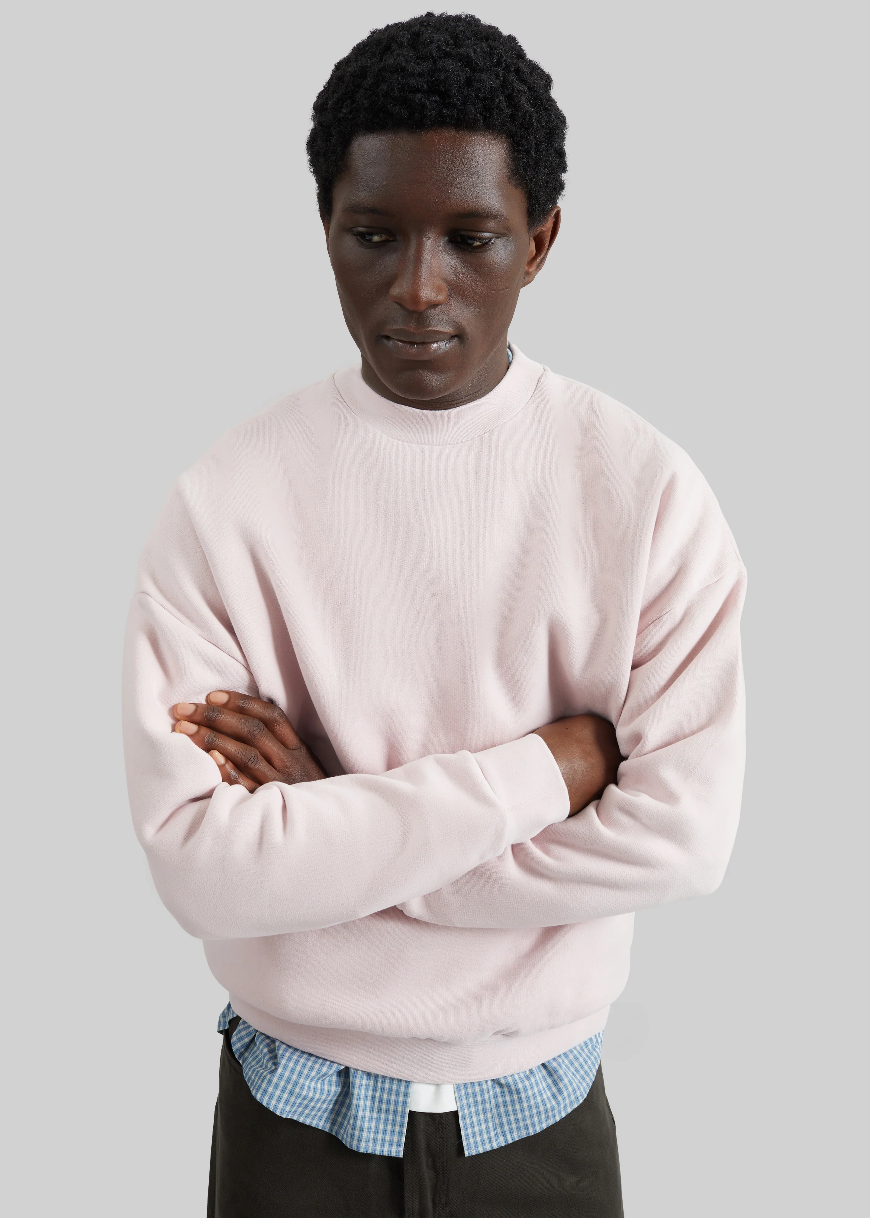 Darkpark Ben Crewneck Sweatshirt - Pink - Image 3