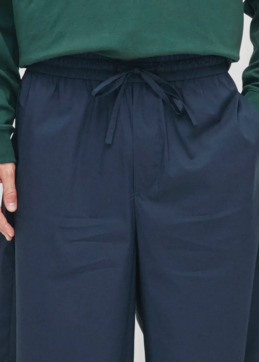 Darkpark Brad Light Weight Popeline Jogger Fit Shorts - Blue Navy - Image 3
