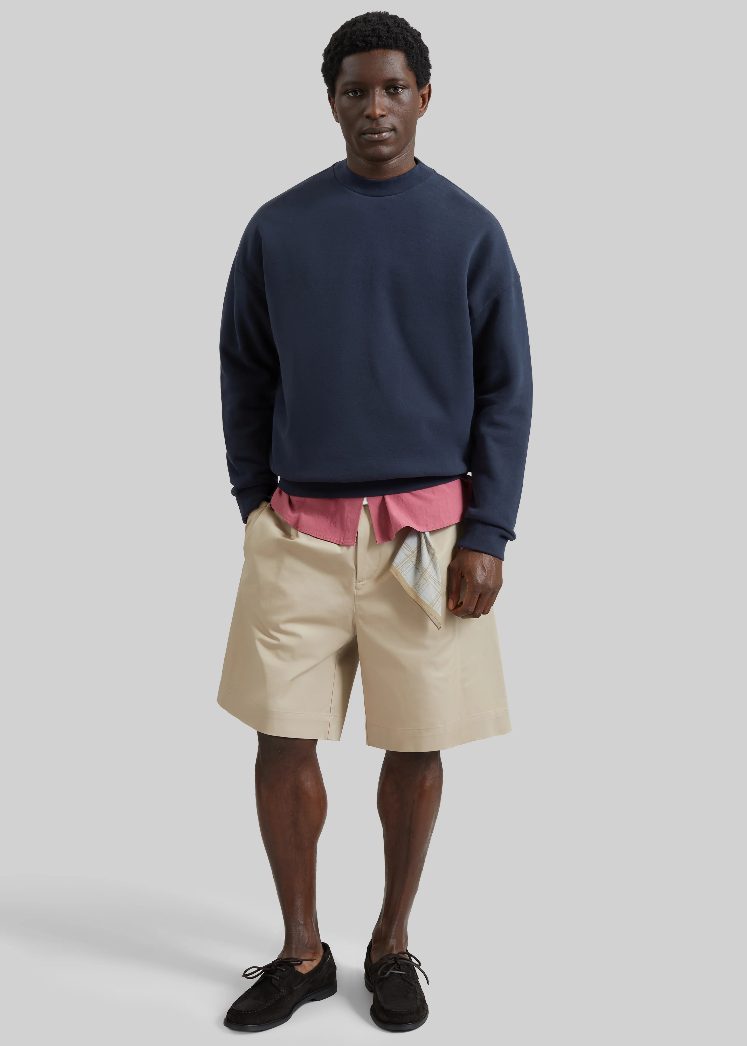 Darkpark Denis Wide-Leg Shorts - Taupe - Image 2