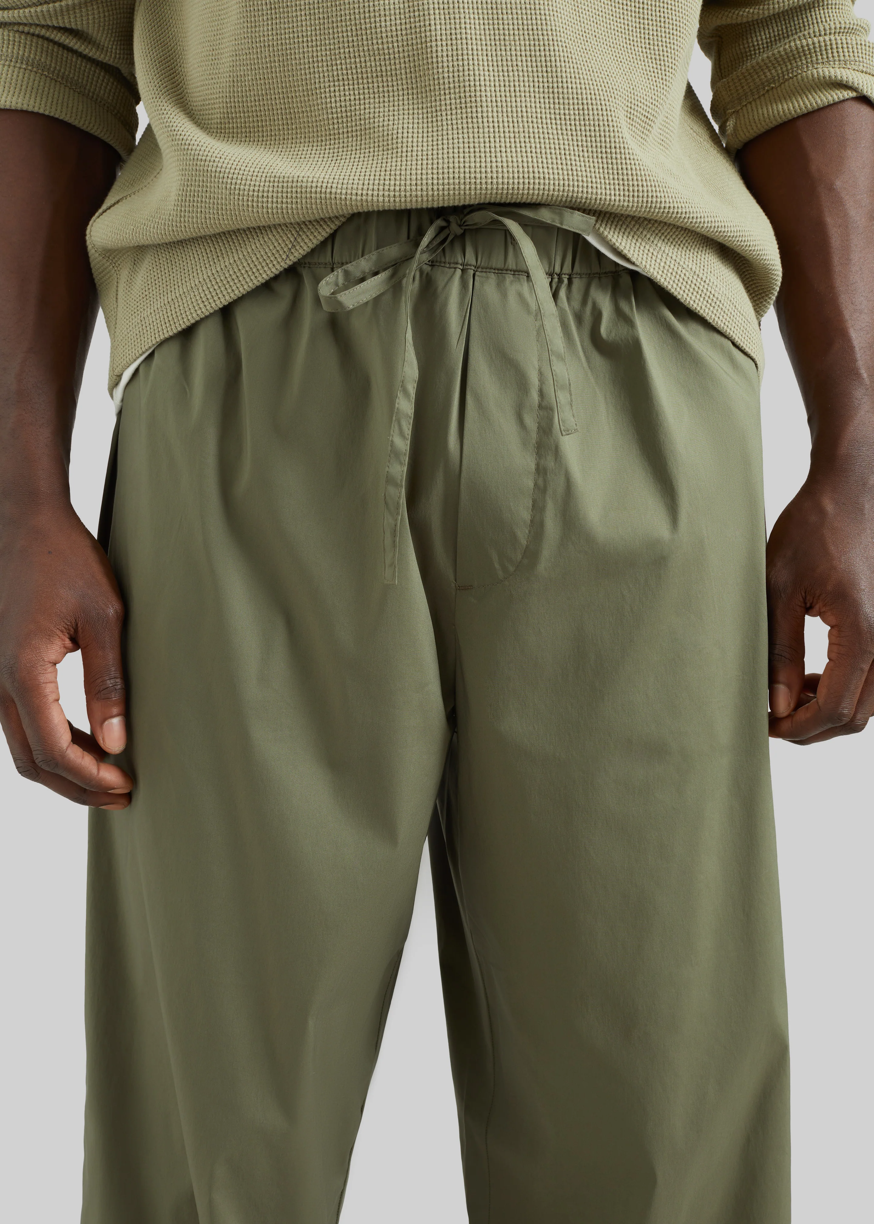 Darkpark Ian Jogger Fit Pants - Military Green - Image 3
