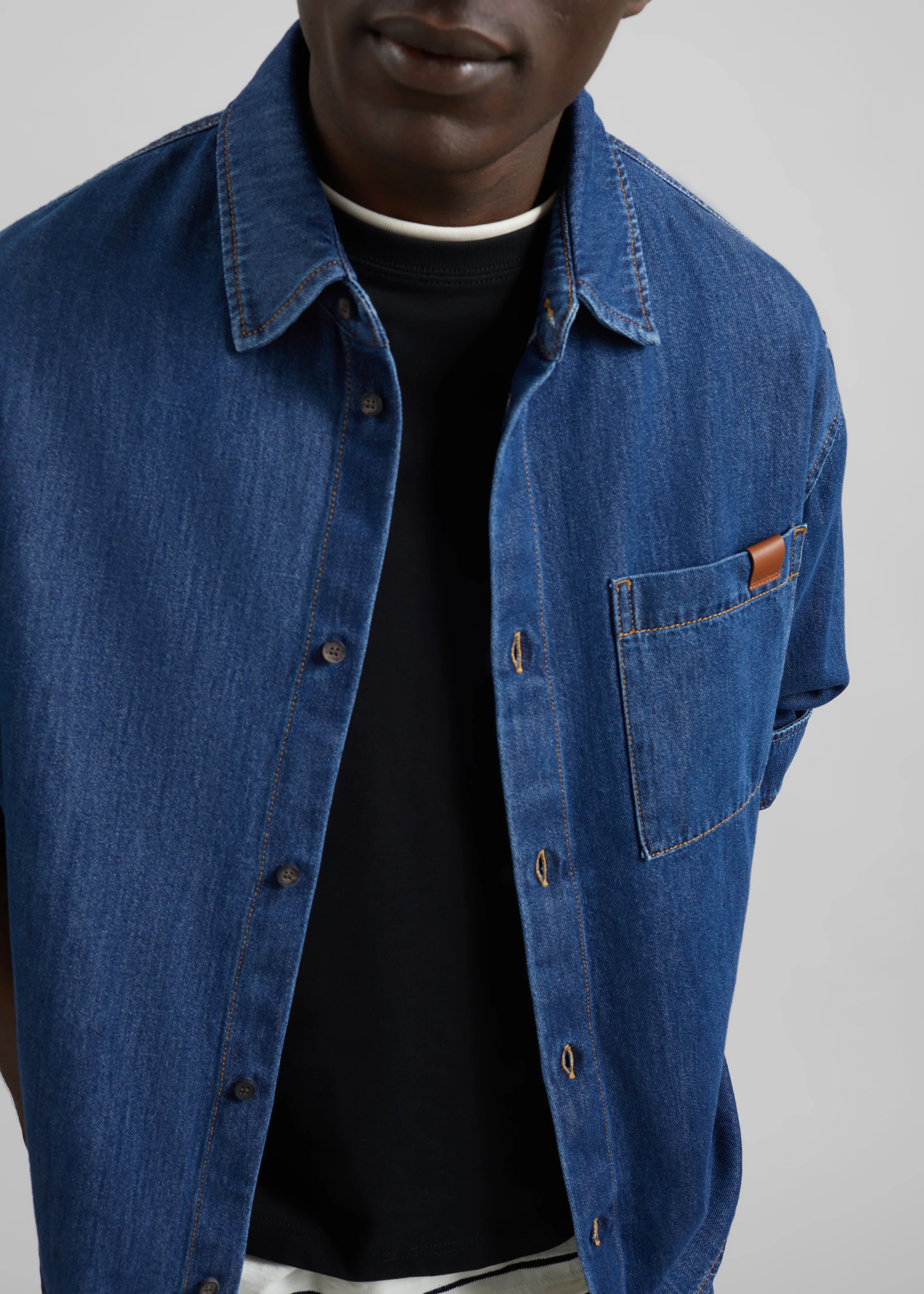 Darkpark Keanu Patch Pocket Shirt - Medium Full - Image 3
