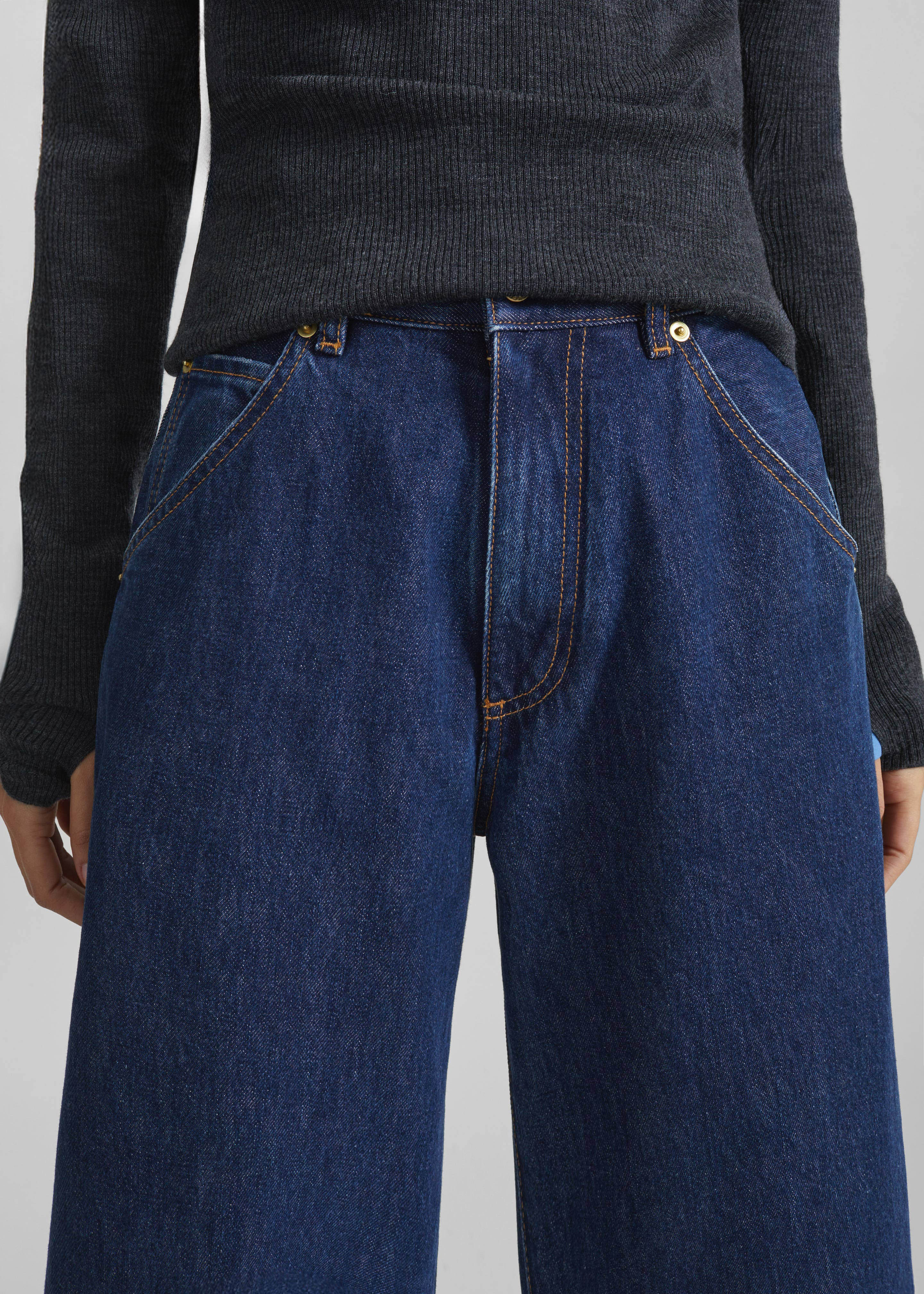 Darkpark Khris Barrel Leg Denim - Tokyo Midnight - Image 7