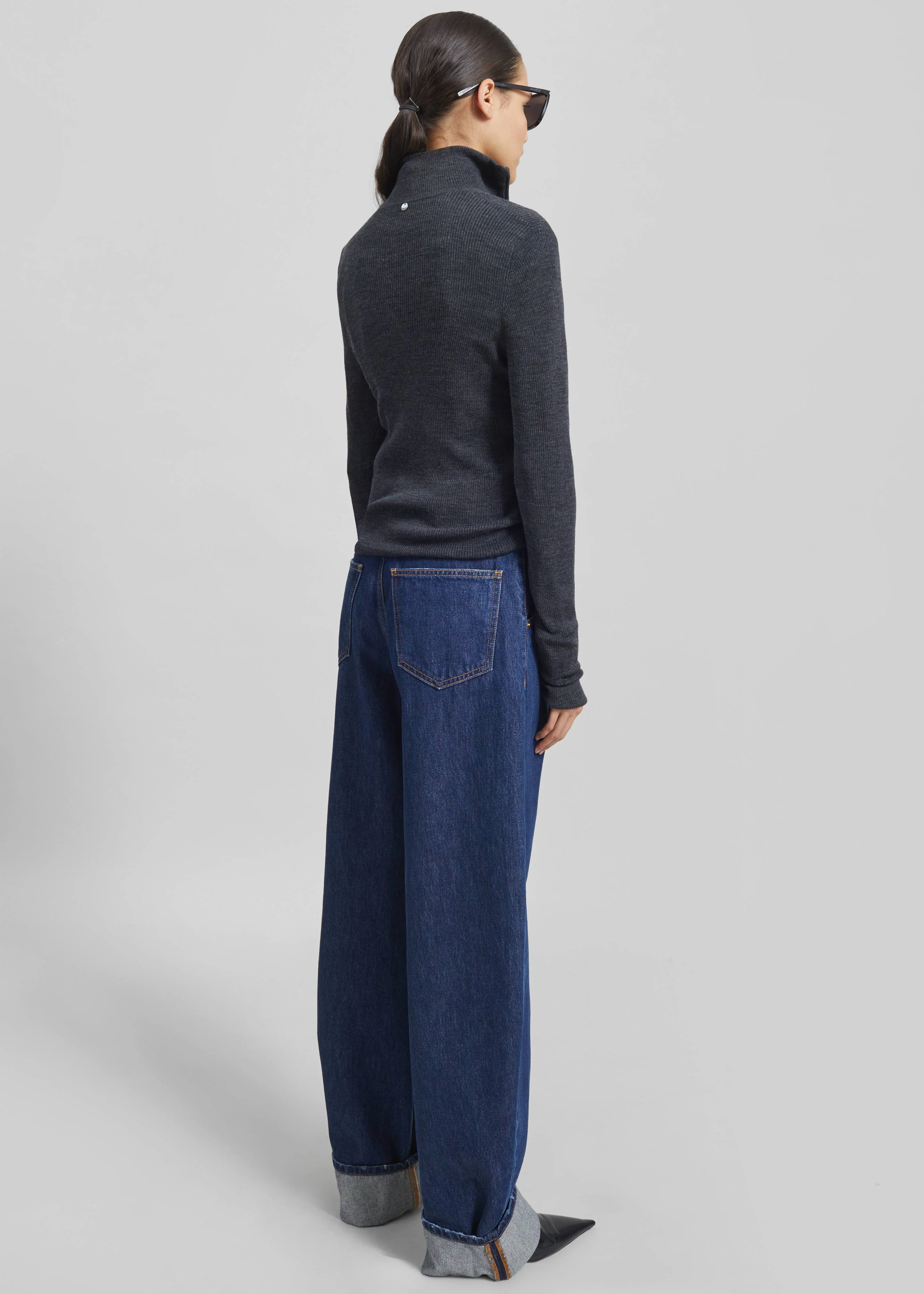 Darkpark Khris Barrel Leg Denim - Tokyo Midnight - Image 8