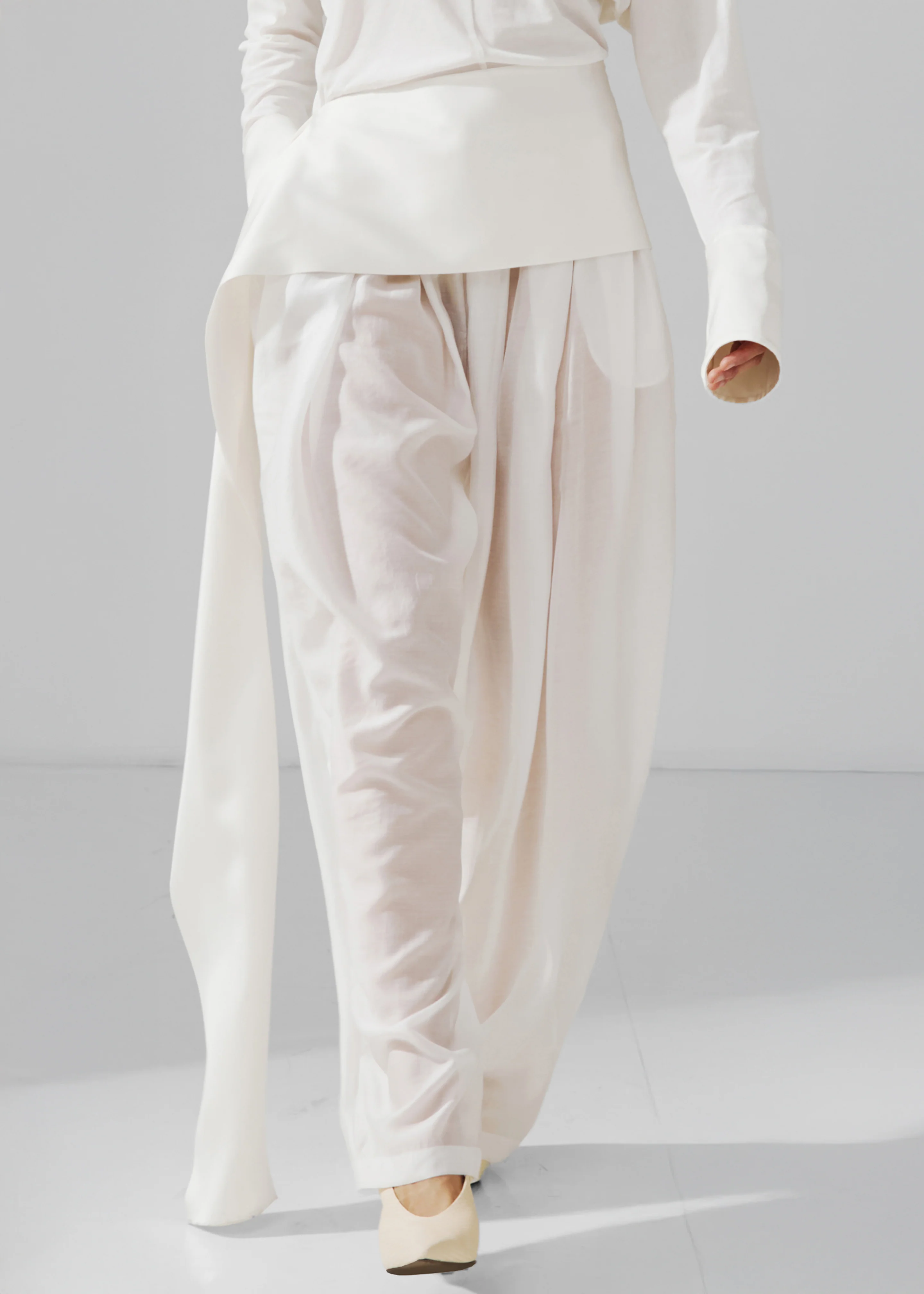 Darkpark Simona Balloon Pants - White - Image 2