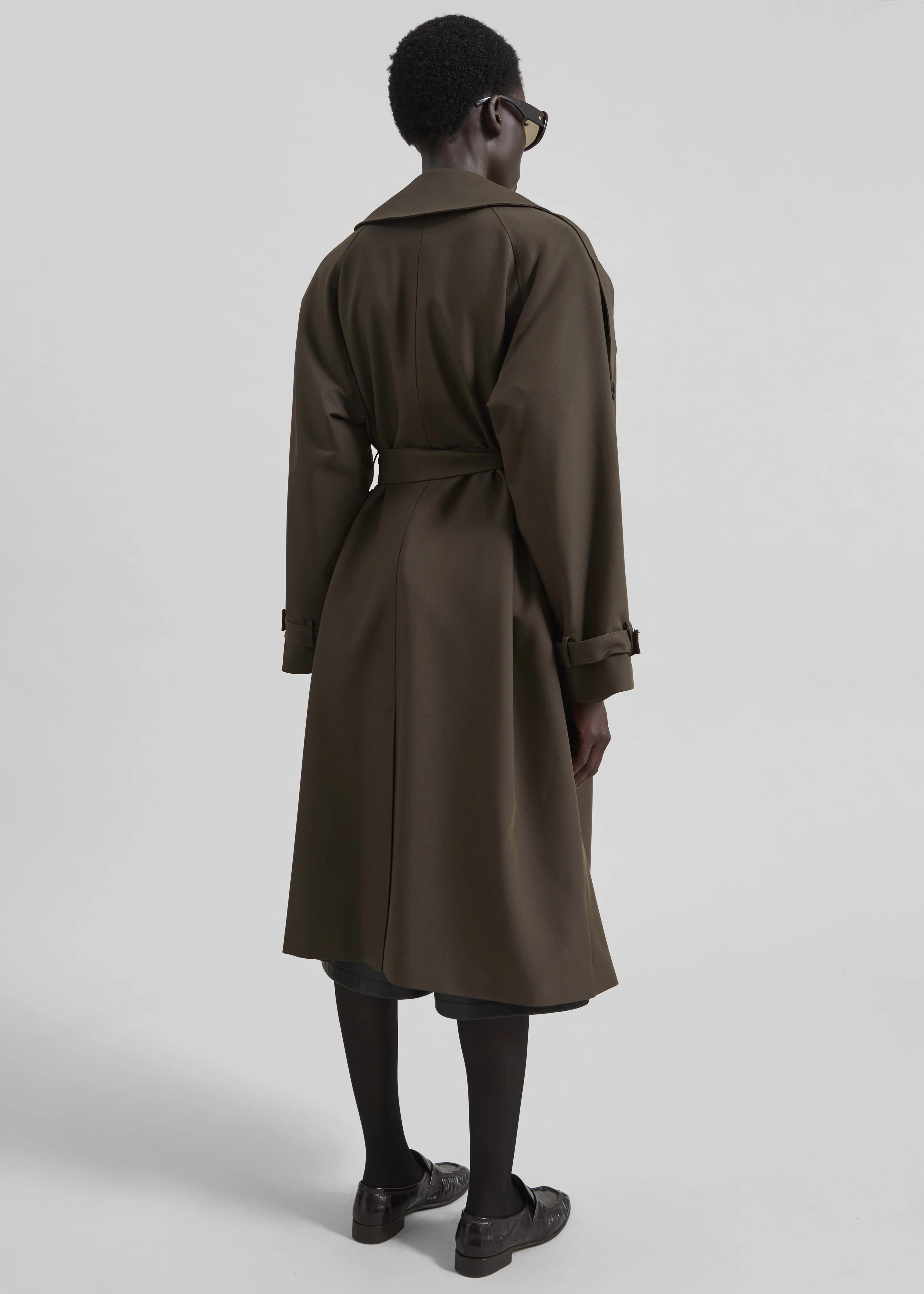 Dartford Trench Coat - Olive Brown - Image 5