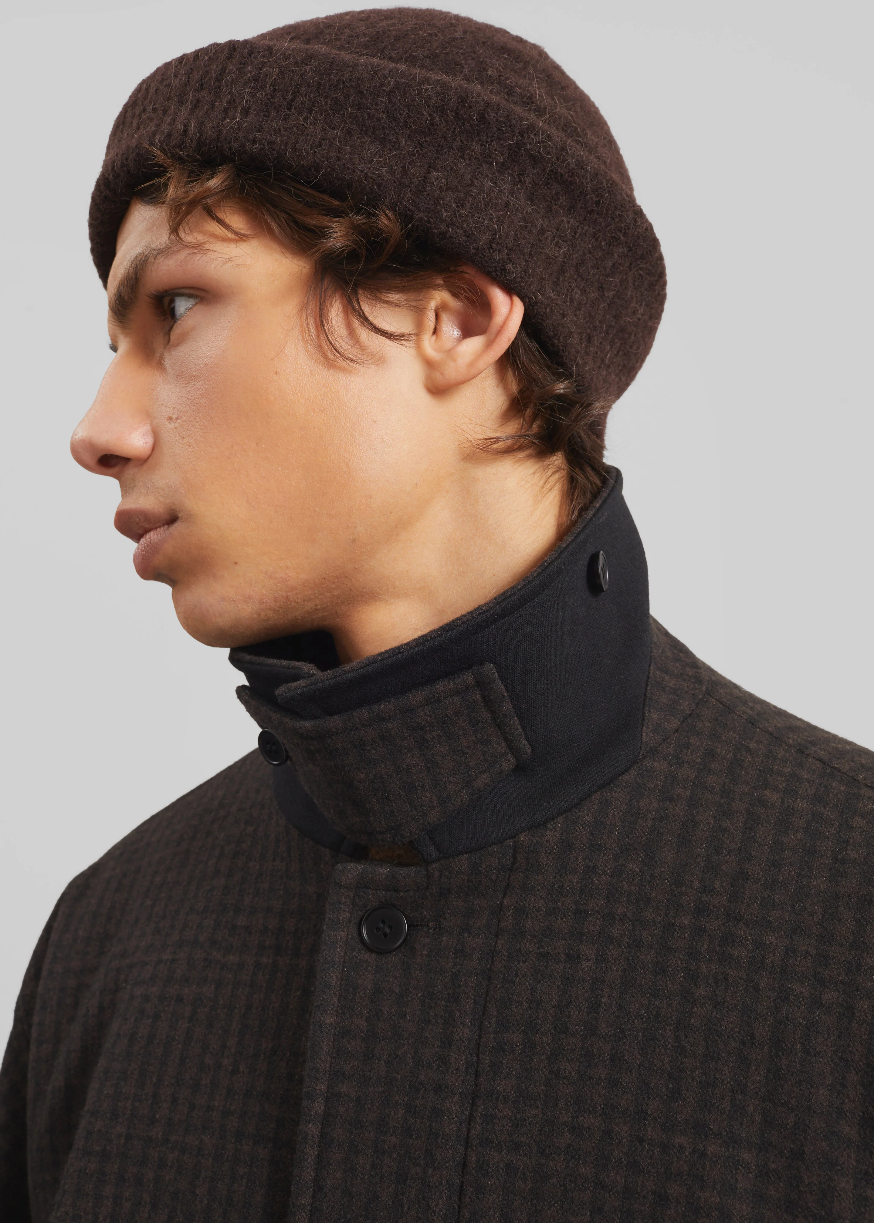 Dashiell Boxy Jacket - Black/Brown - Image 3