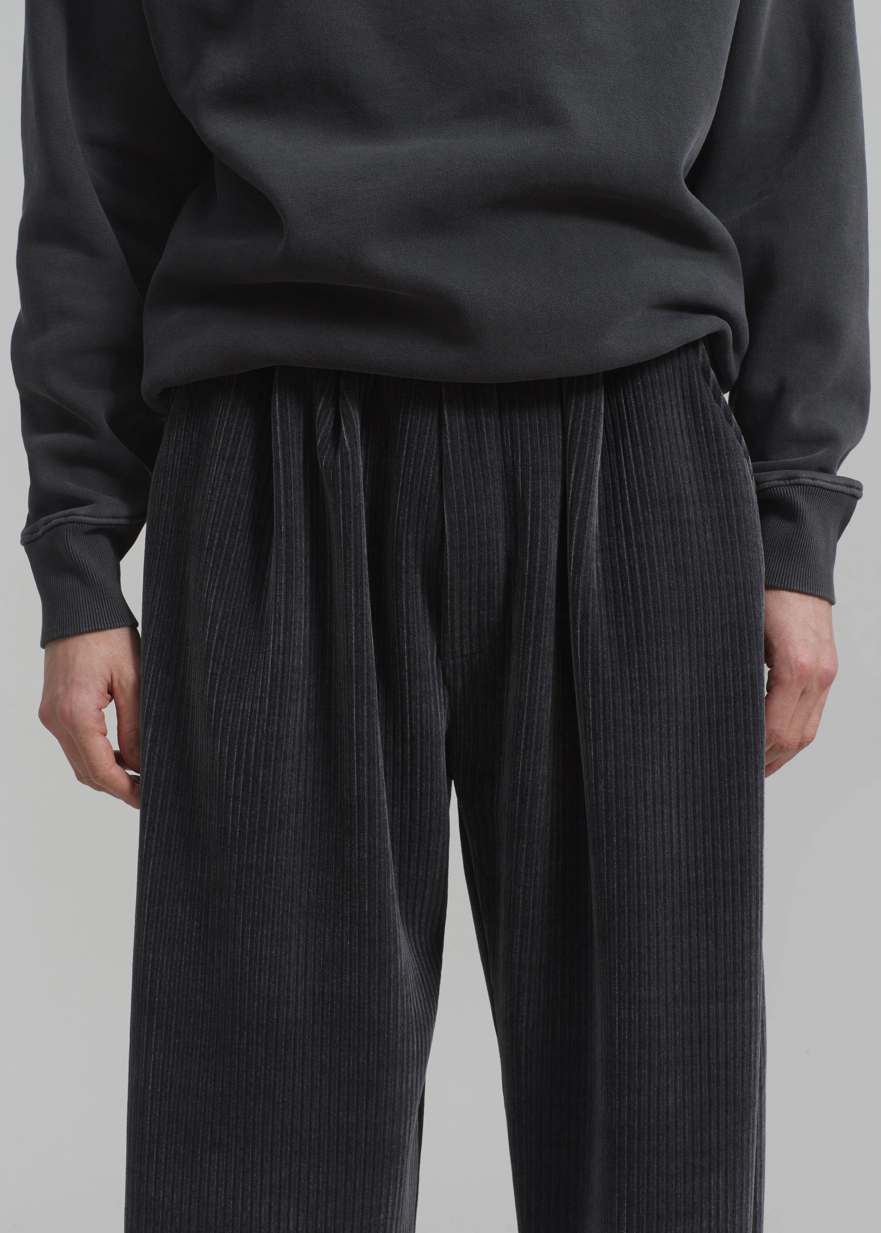 Declan Corduroy Pants - Charcoal - Image 2
