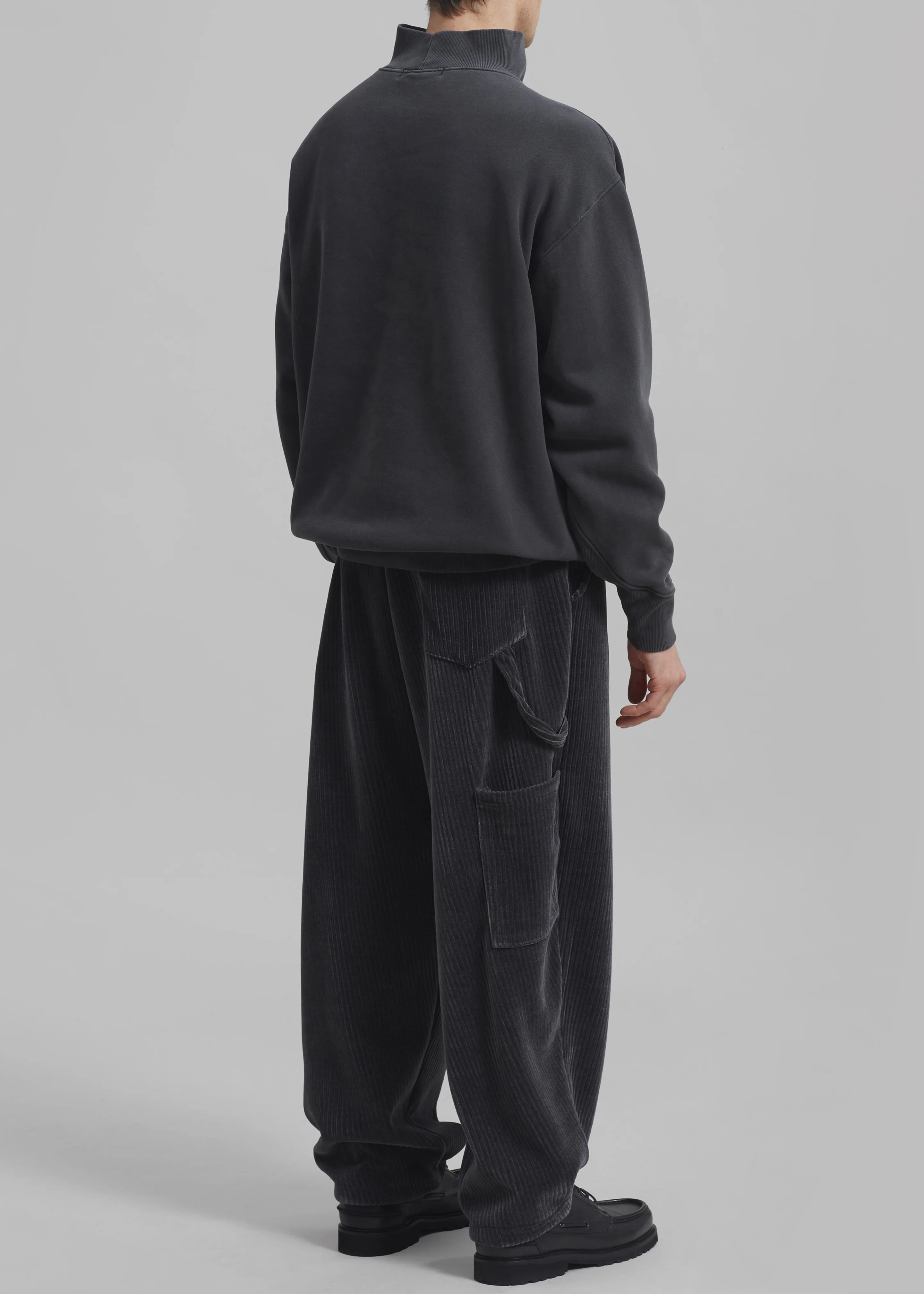 Declan Corduroy Pants - Charcoal - Image 6