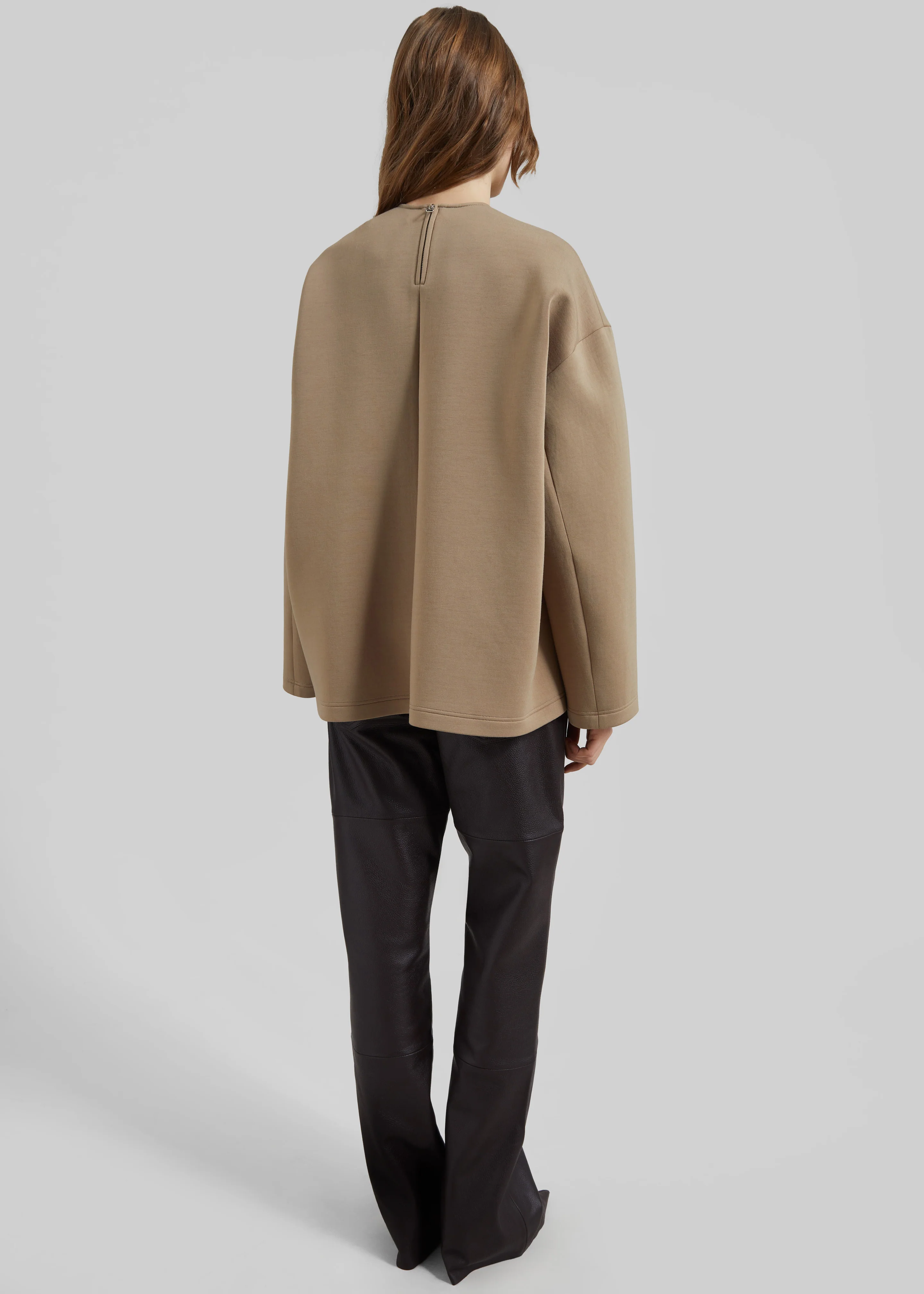 Delancey Long Sleeve Neoprene Top - Camel - Image 5