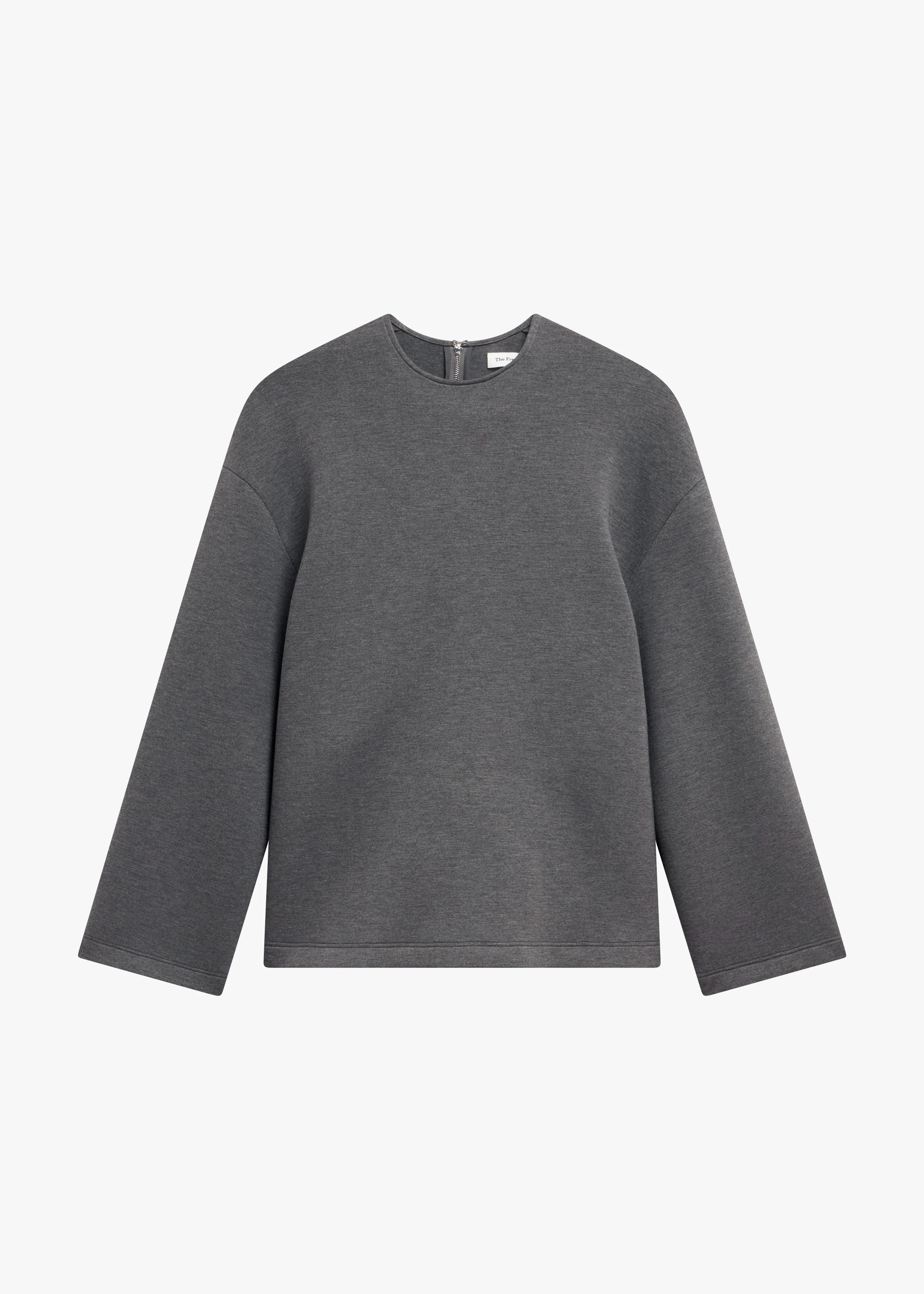 Delancey Long Sleeve Neoprene Top - Dark Grey - Image 8