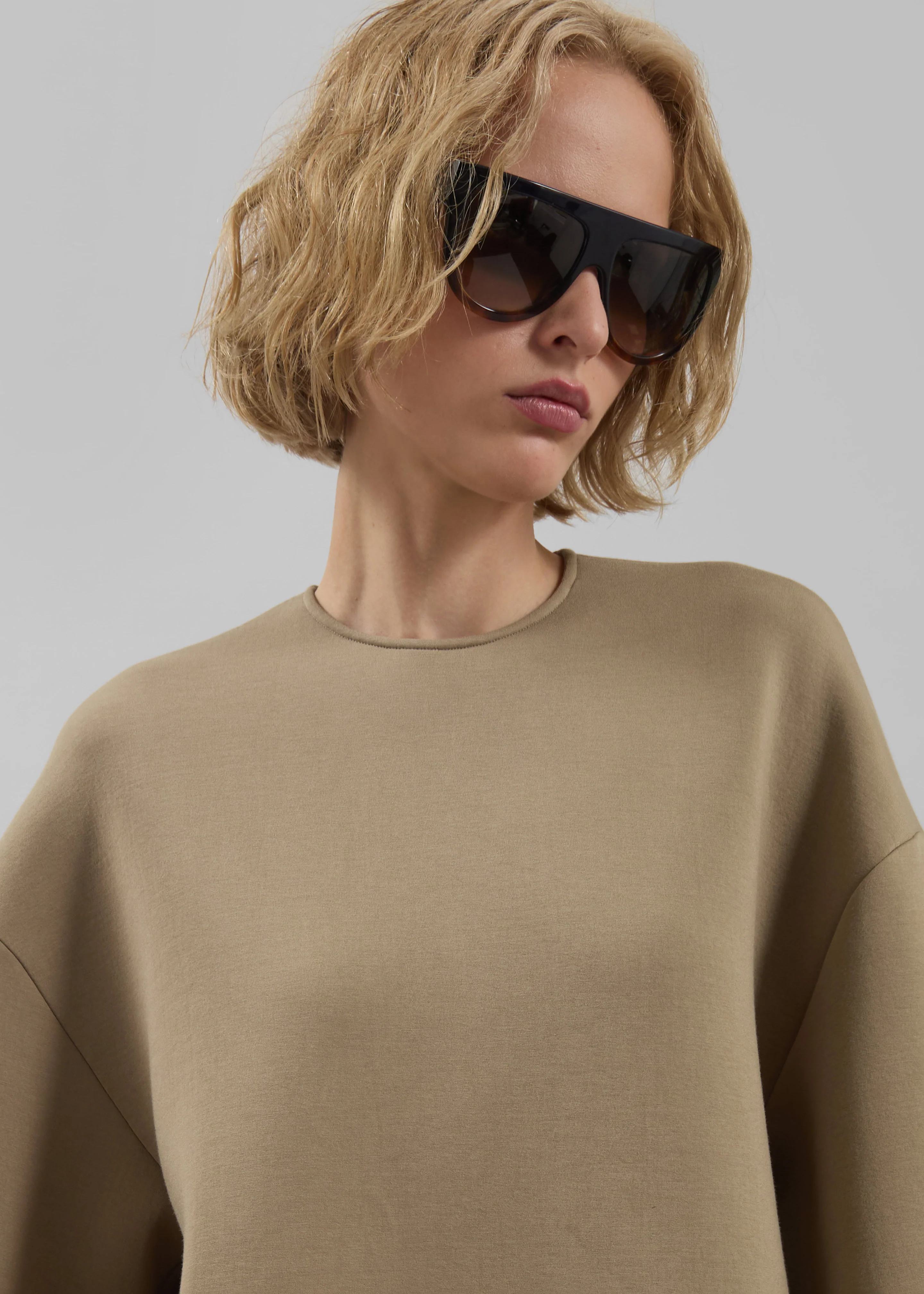 Delancey Neoprene Tee - Camel - Image 3