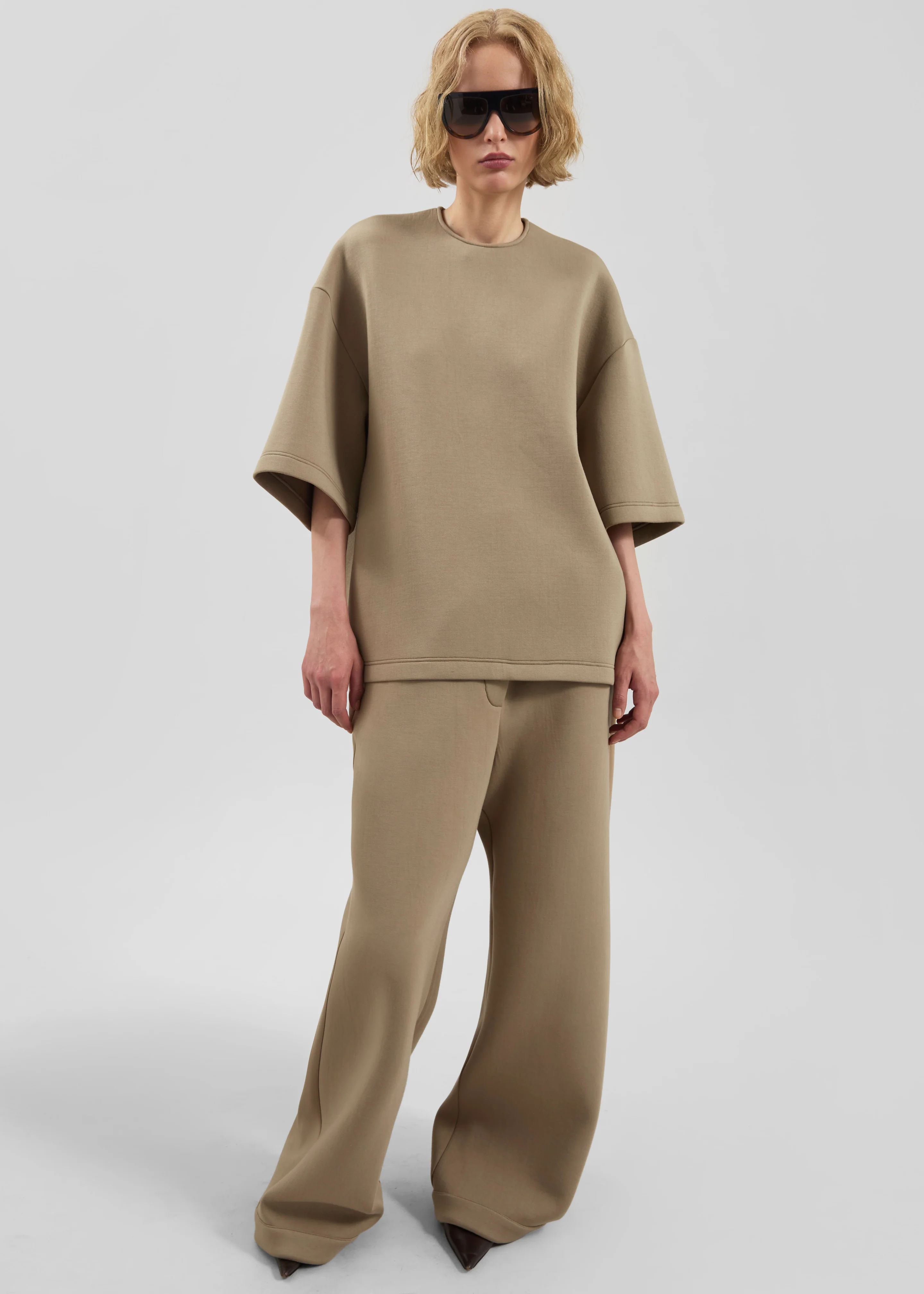 Delancey Neoprene Tee - Camel - Image 4